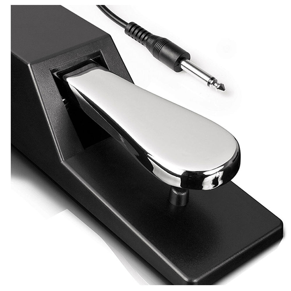 Alesis Piano Style Sustain Pedal for Digital Keyboards - Durable Metal Footswitch for Piano Players & Music Producers - Perfect for Home Studios, Live Performances & Music Practice