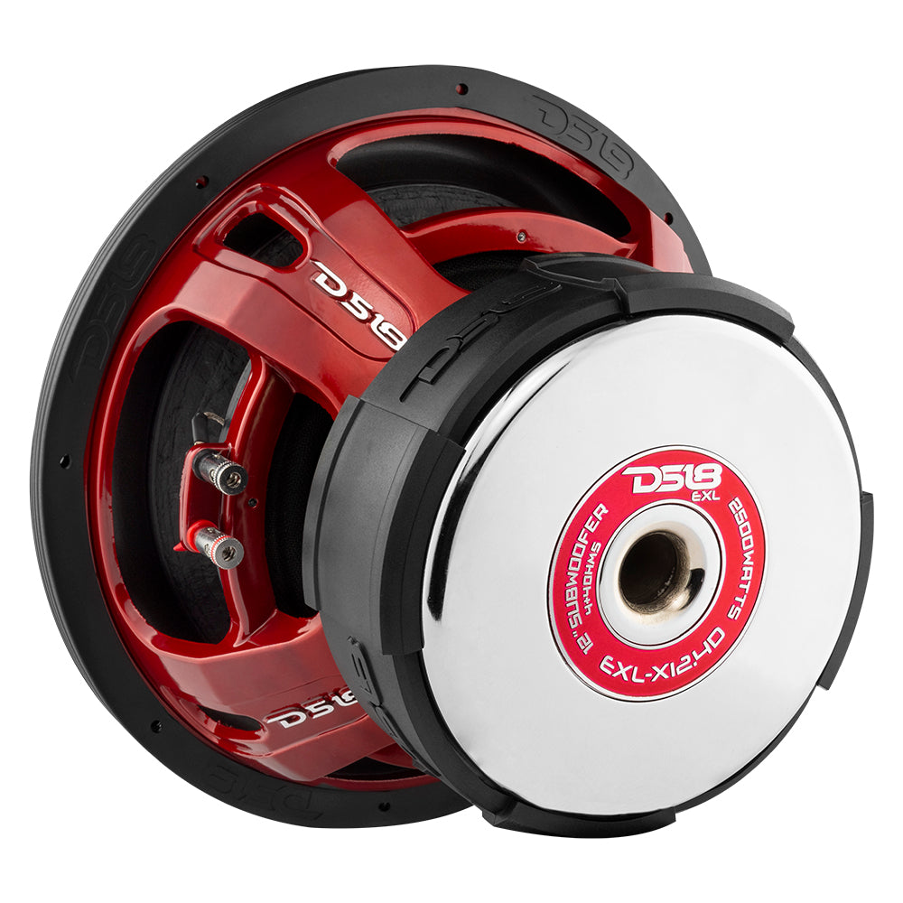 EXL X 12 Inch 1250 Watts RMS DVC 4 Ohm Car Subwoofer - Powerful Bass for Car Audio Systems & Home Theater