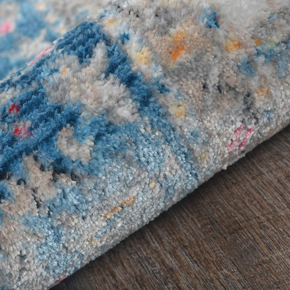 Silkaria Machine Woven Rug - Soft & Durable Area Rug for Living Room, Bedroom, Dining Room - Home Decor & Floor Covering