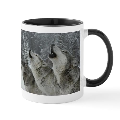 White/Black Inside - Wolf Mug