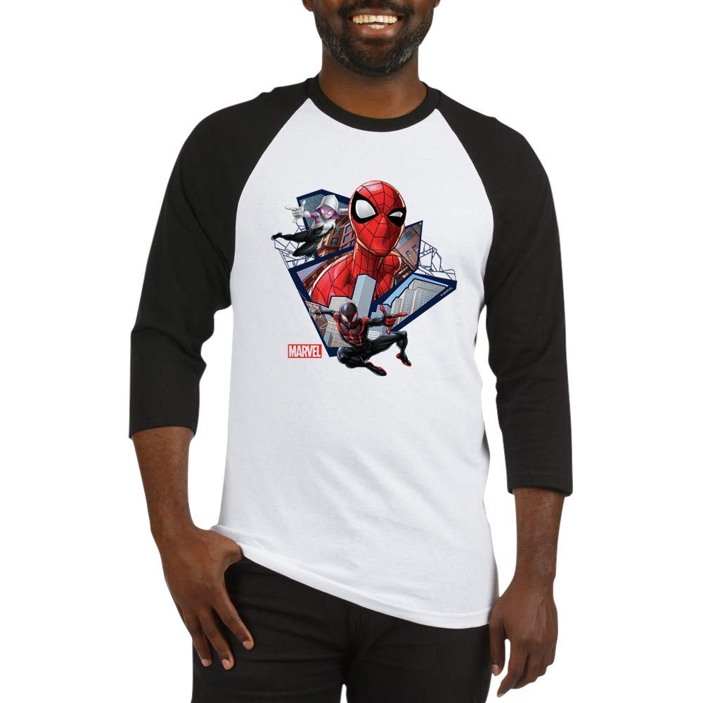 Spider-Man Trio Baseball Jersey - Official Marvel Licensed Baseball Shirt for Men & Women | Perfect for Cosplay, Halloween Costumes & Baseball Games