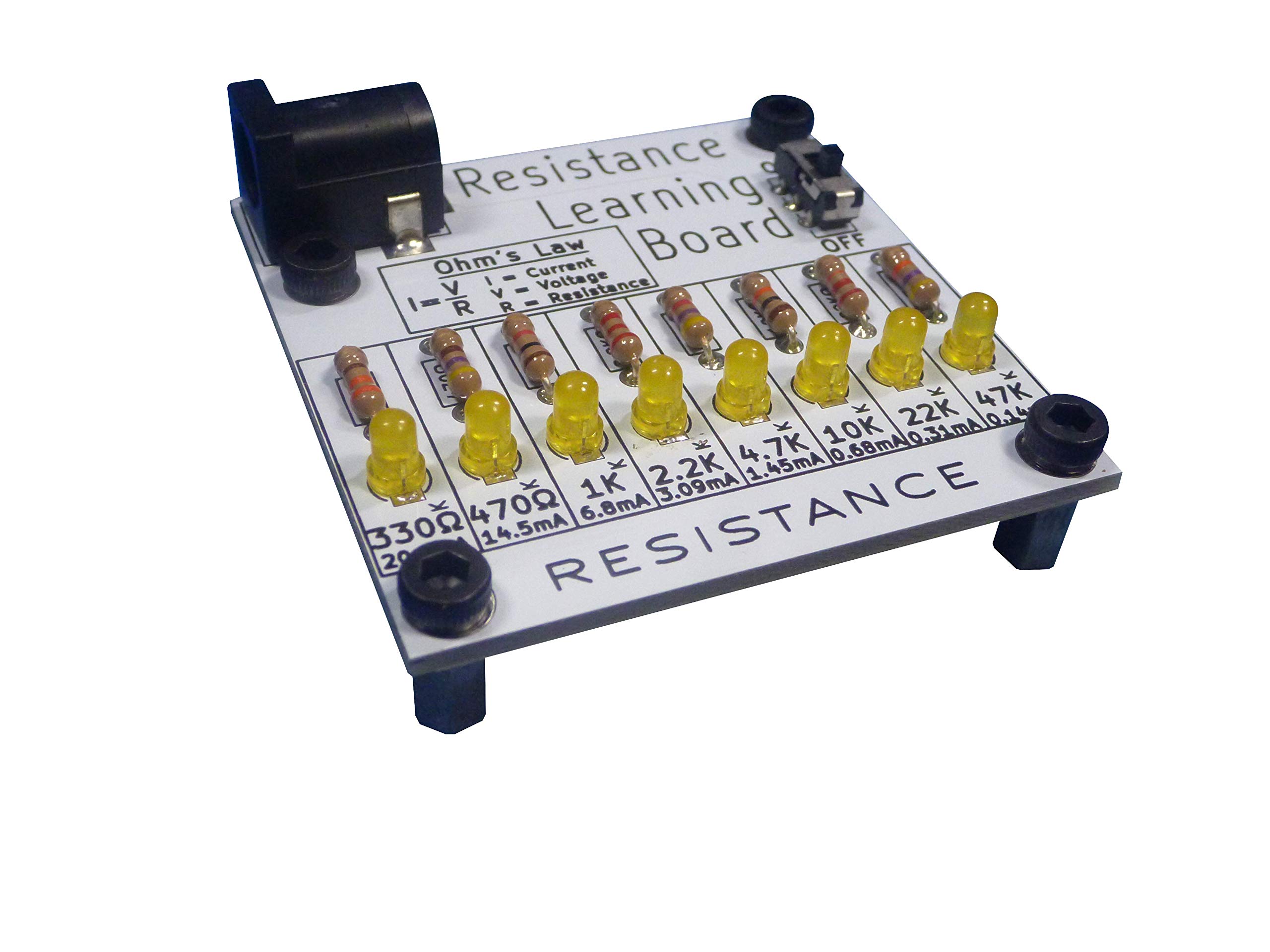 4-in-1 Electronics Learning Kit with Soldering Practice - Multiplexer, Resistor, Capacitor & Series/Parallel Circuits for Beginners | STEM Education, DIY Projects & Home Learning