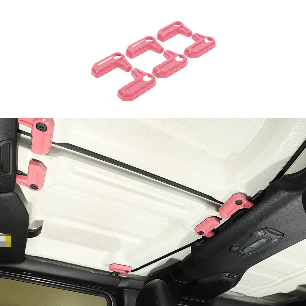 Jeep Wrangler JL & Gladiator JT Hardtop Removal Switch Cover - Interior Accessories & Decor Trim (2018+ Models, Pink) | Perfect for Off-Roading & Custom Jeep Upgrades