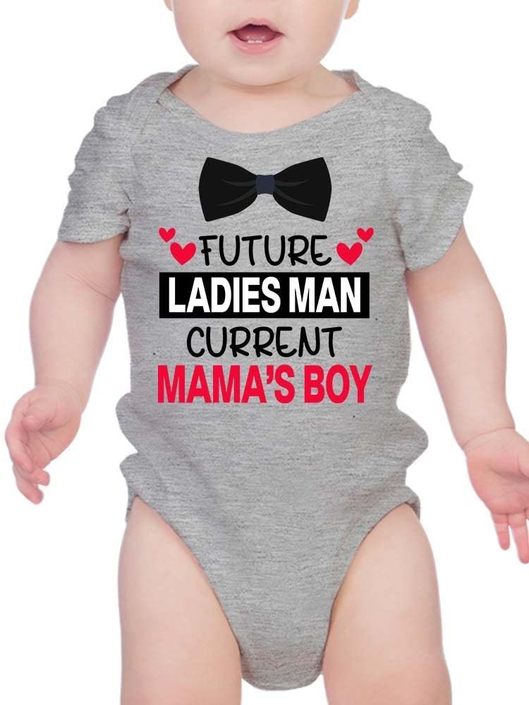 Future Ladies Man Bodysuit for Baby Boys - Cute & Funny Infant Bodysuit - Perfect for Newborn Photoshoots, Baby Showers & First Birthday Parties