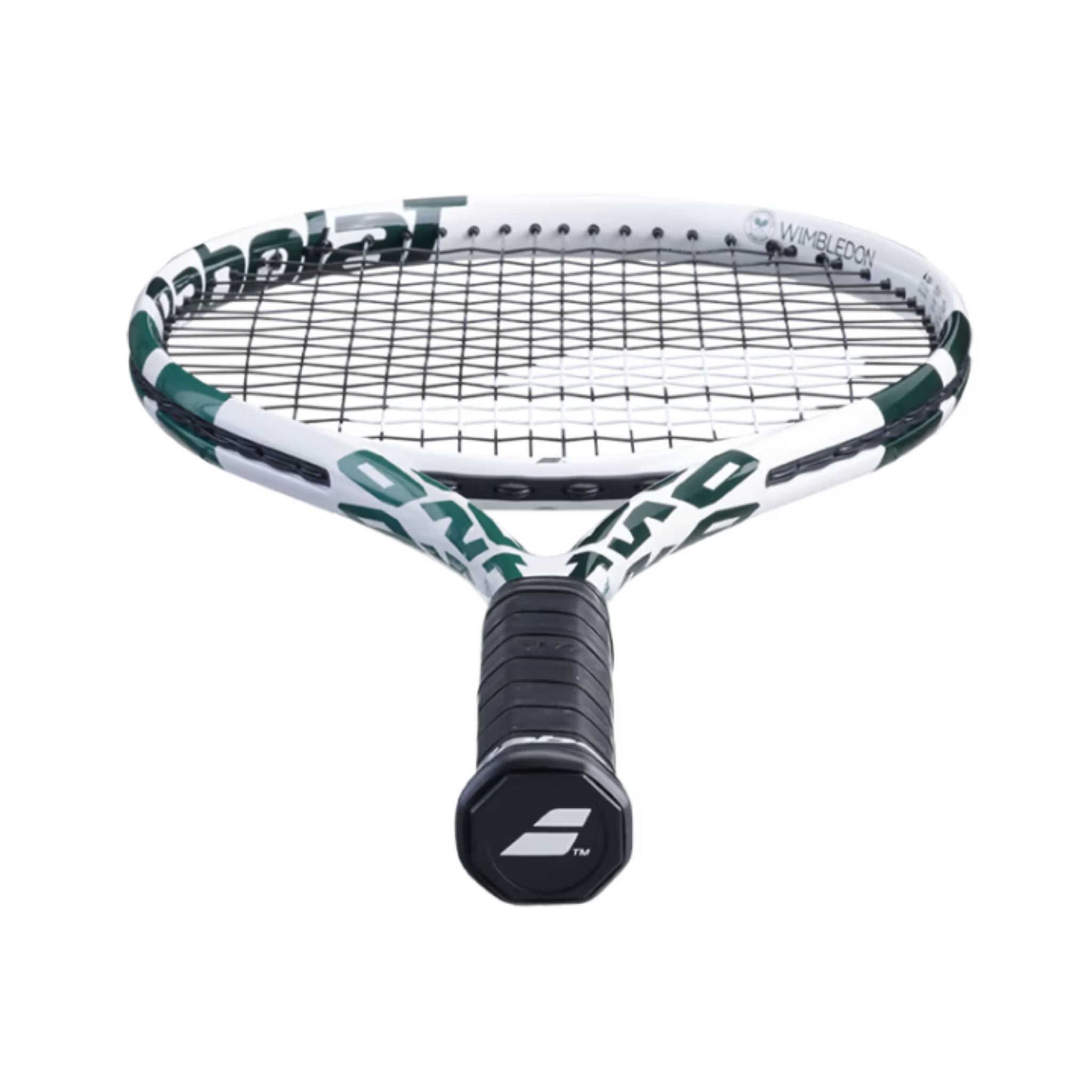 Babolat Boost Wimbledon Strung Tennis Racquet - White | Premium Tennis Racket for Men & Women | Perfect for Wimbledon-Style Play, Competitive Matches & Recreational Tennis