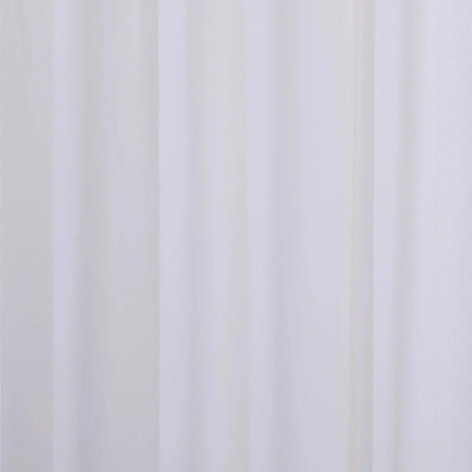 Scandinavian Solid Voile Sheer Curtains - Pleated Window Drapes for Living Room & Bedroom | Light Filtering Privacy Sheers