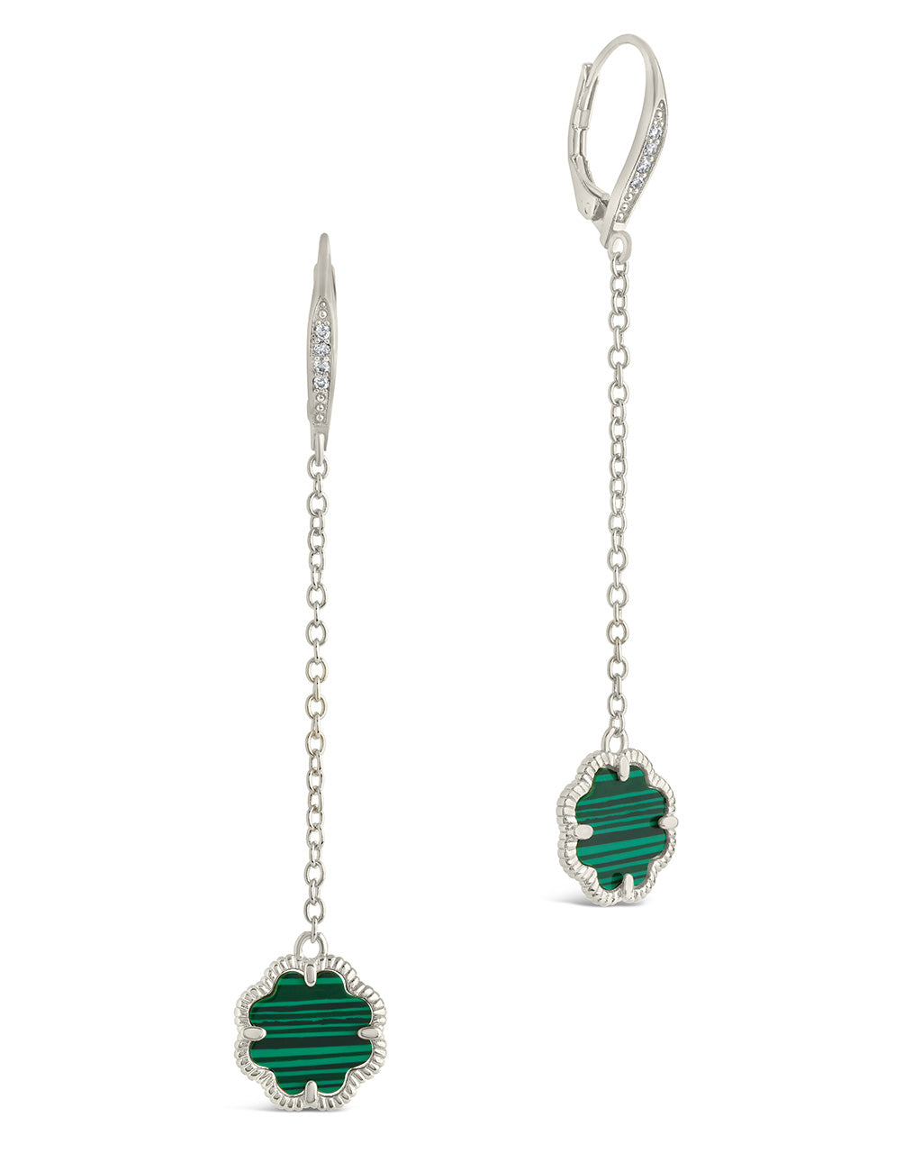 Elegant Rose Petal Long Drop Earrings for Women - Romantic Floral Dangle Jewelry for Date Night & Special Occasions