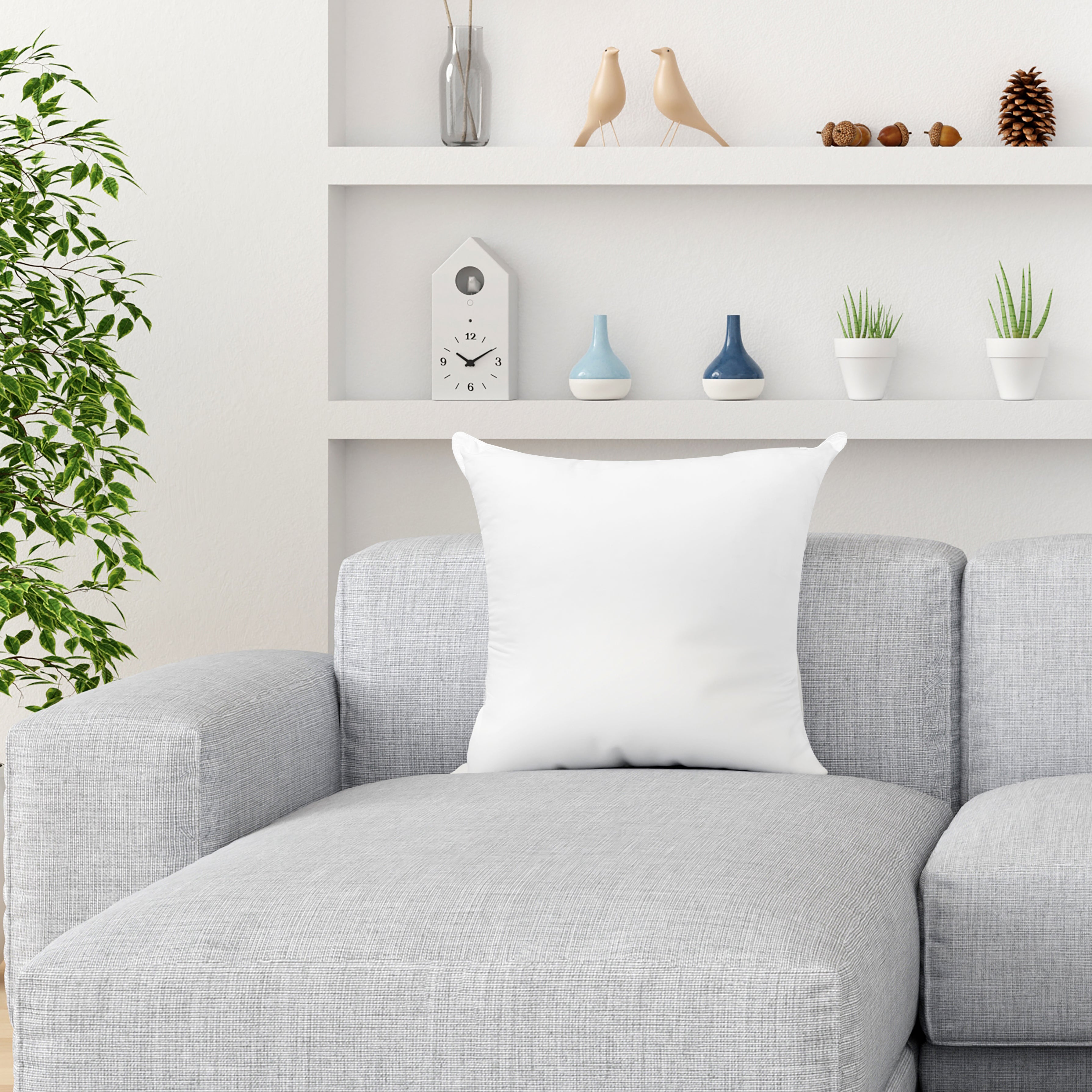 Premium Pillowtex Pillow Insert - Soft Polyester Filling for Ultimate Comfort | Perfect for Bed, Sofa & Home Decor