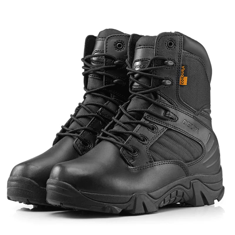 Men's Tactical Boots - Lightweight Military Combat Boots for Outdoor Hiking, Work & Duty Use - Durable Army Boots for Men