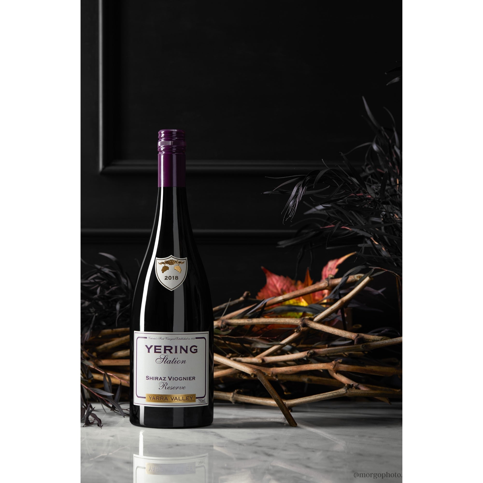 2018 Yering Station Reserve Shiraz Viognier 6-Pack | Premium Australian Red Wine Blend | Perfect for Gifts, Dinner Parties & Wine Collectors