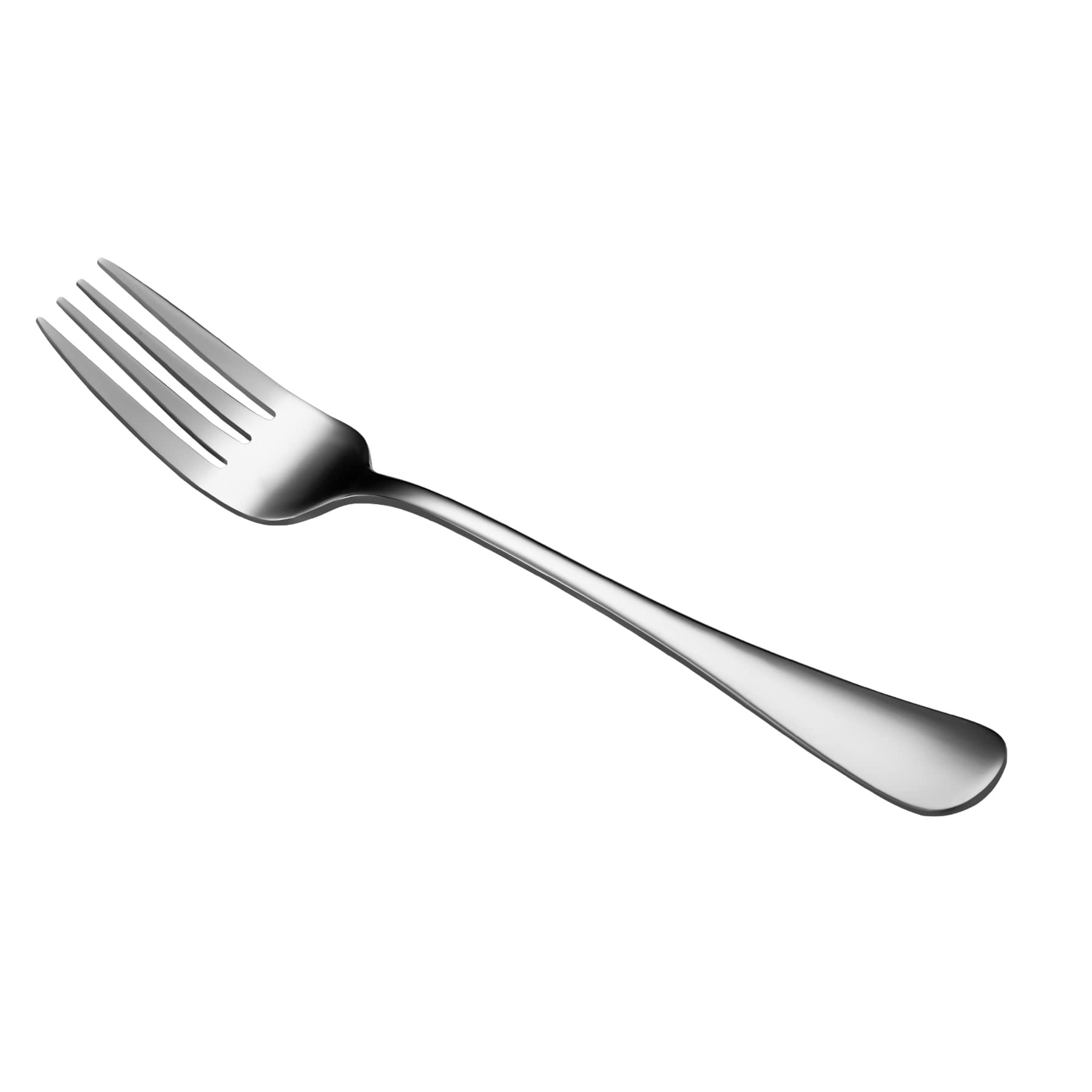 Premium 12-Piece Stainless Steel Dinner Fork Set - 8 Inch Silver Table Forks for Restaurant, Wedding & Home Dining - Dishwasher Safe Flatware