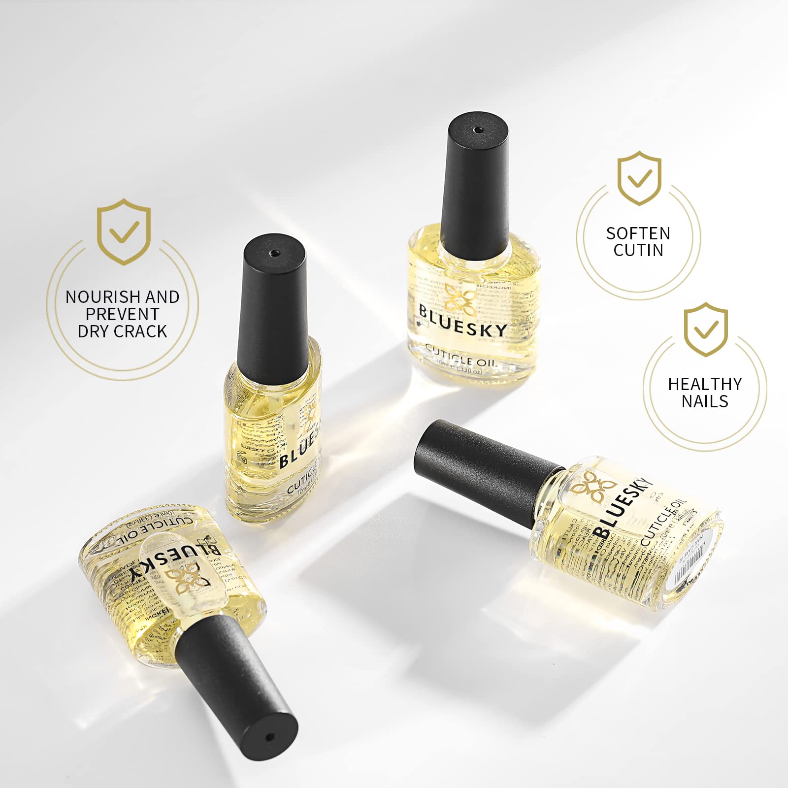 Bluesky Professional Oil Nail Treatment & Cuticle Conditioner - 10ml Nourishing Formula for Strong, Healthy Nails - Perfect for Manicures, Pedicures & At-Home Nail Care