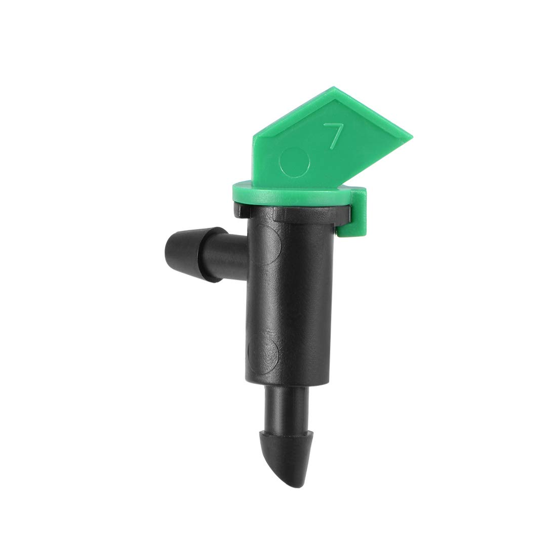 uxcell 4 GPH 16L/H Flag Dripper Emitter Sprinkler - 30pcs Plastic Drip Irrigation Connectors for 4/7mm Hose | Perfect for Garden, Lawn & Landscape Watering Systems