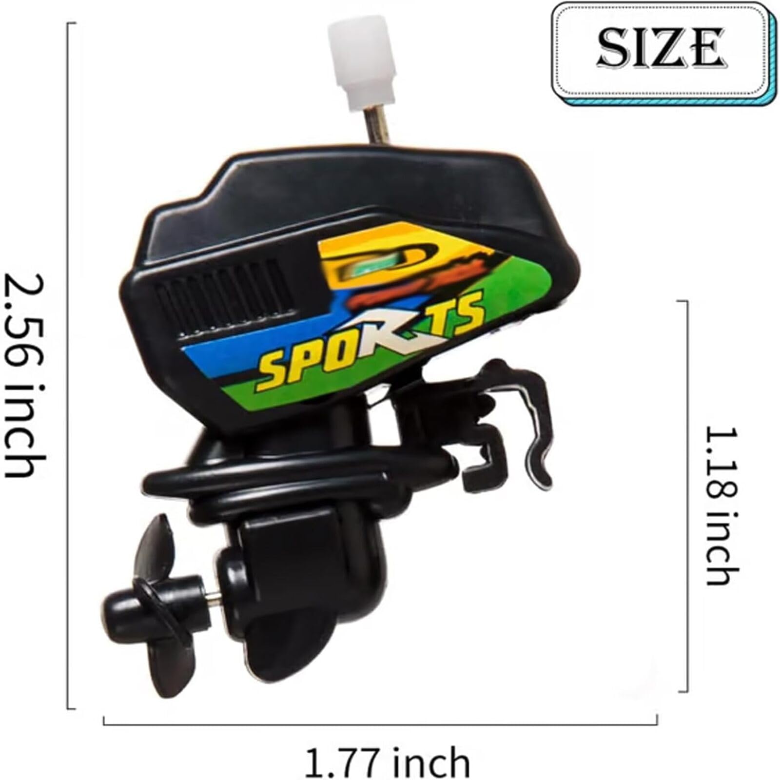 2pcs Wind-Up Boat Motor Coffee Stirrer - Novelty Boat Engine Shaped Coffee Stirring Sticks for Coffee Lovers, Perfect for Nautical Theme Parties, Office Pranks & Gag Gifts