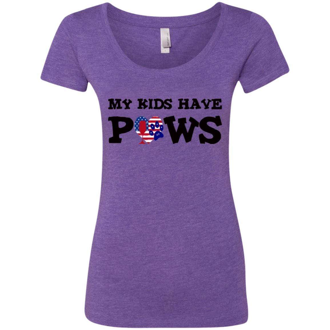 WineyBitches.Co Women's Tri-Blend Scoop Neck T-Shirt - Soft & Comfortable Casual Tee for Everyday Wear, Lounge, and Outings
