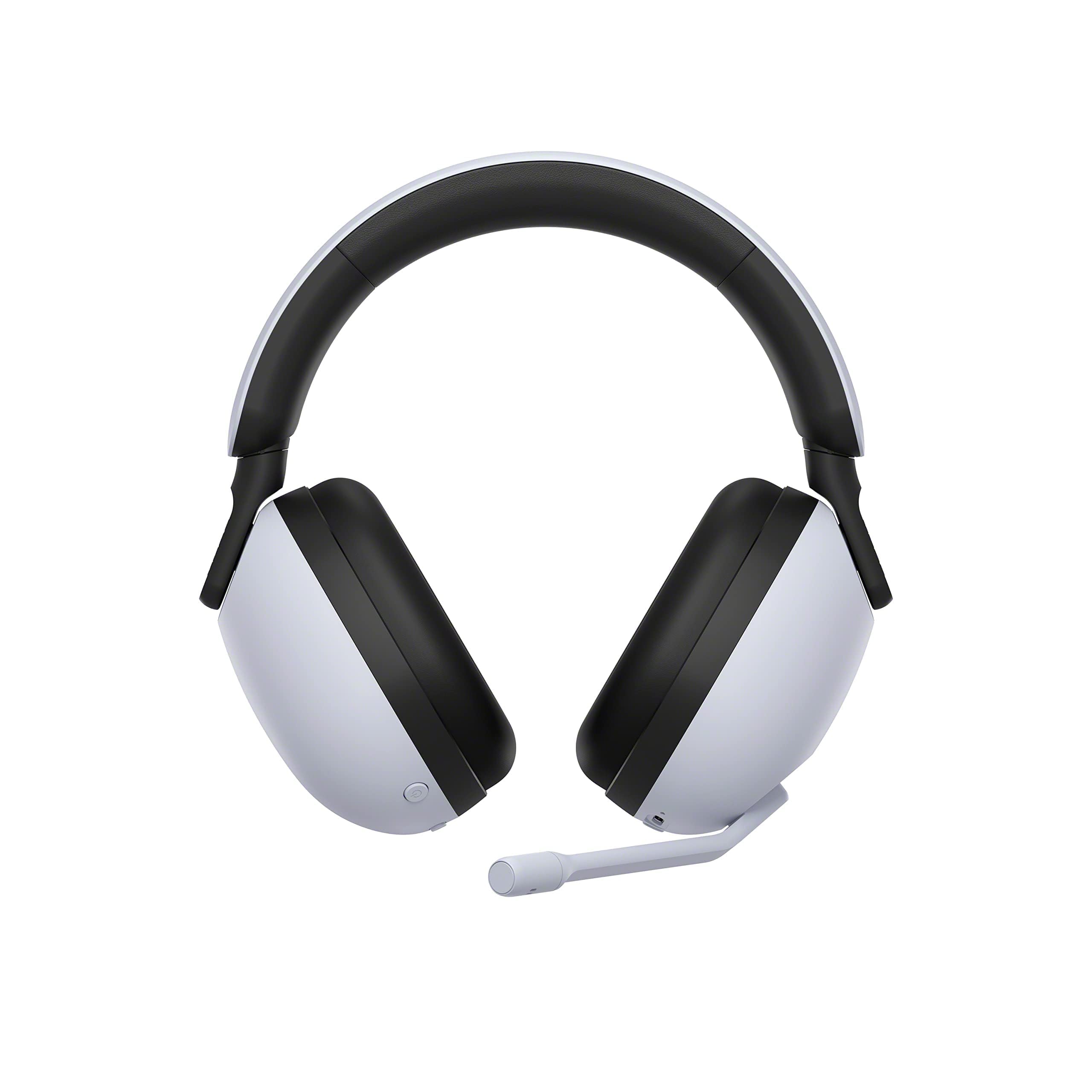 Sony INZONE H9 Wireless Gaming Headset with Active Noise Cancellation, Bluetooth 5.0, Built-in Mic, 360 Spatial Sound for PC & PS5 (WH-G900N) - White - Perfect for Competitive Gaming, Streaming and Immersive Playstation 5 Experiences
