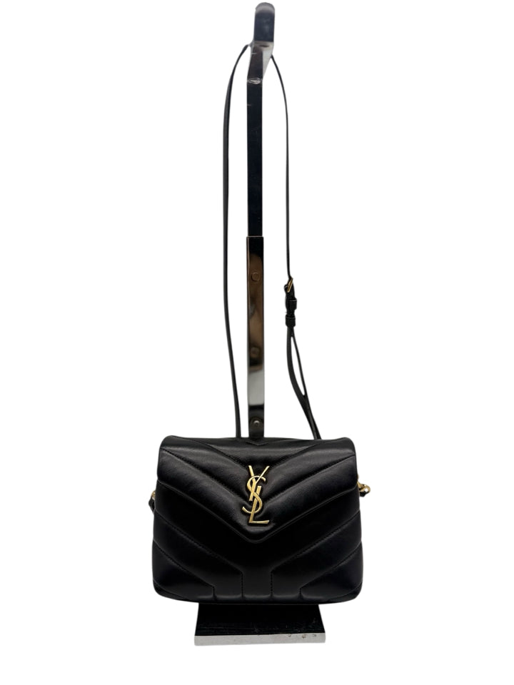 YSL Toy Loulou Small Leather Crossbody Bag for Women - Luxury Designer Shoulder Purse with Chain Strap, Perfect for Date Night, Parties & Everyday Use