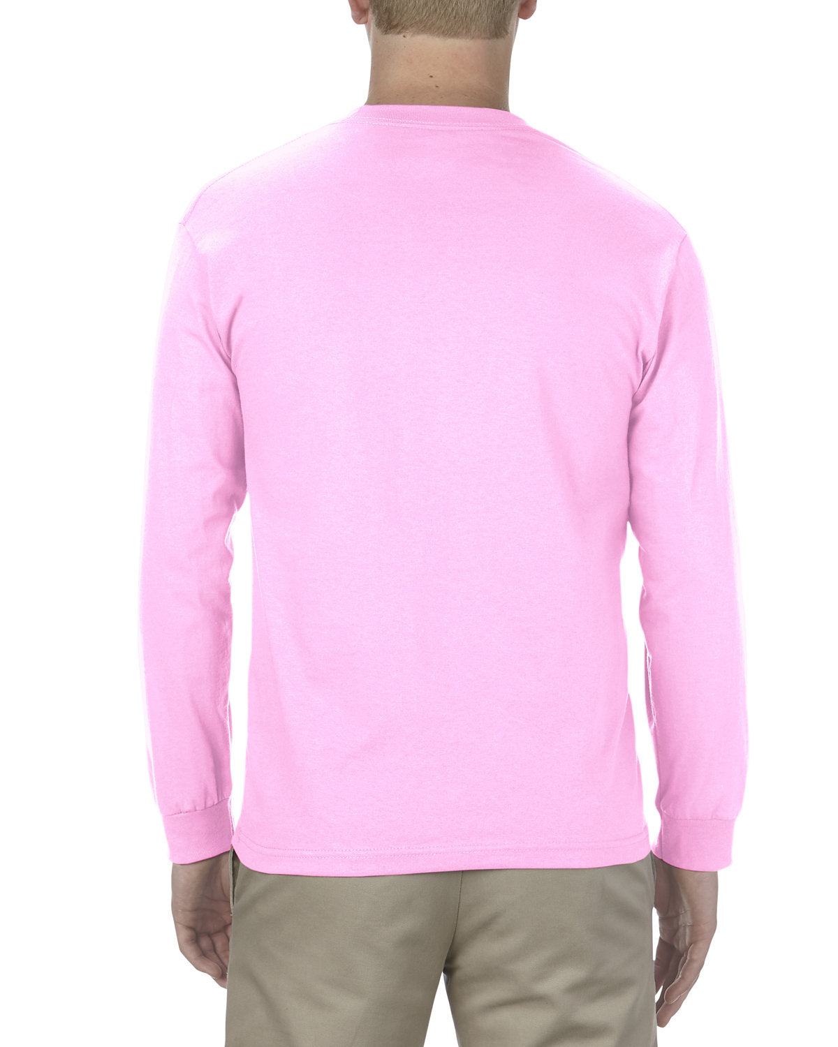 Alstyle AL1304 Men's & Women's 100% Cotton Long Sleeve T-Shirt - 6.0 oz. Comfort Fit Crewneck Casual Shirt for Everyday Wear, Work & Layering