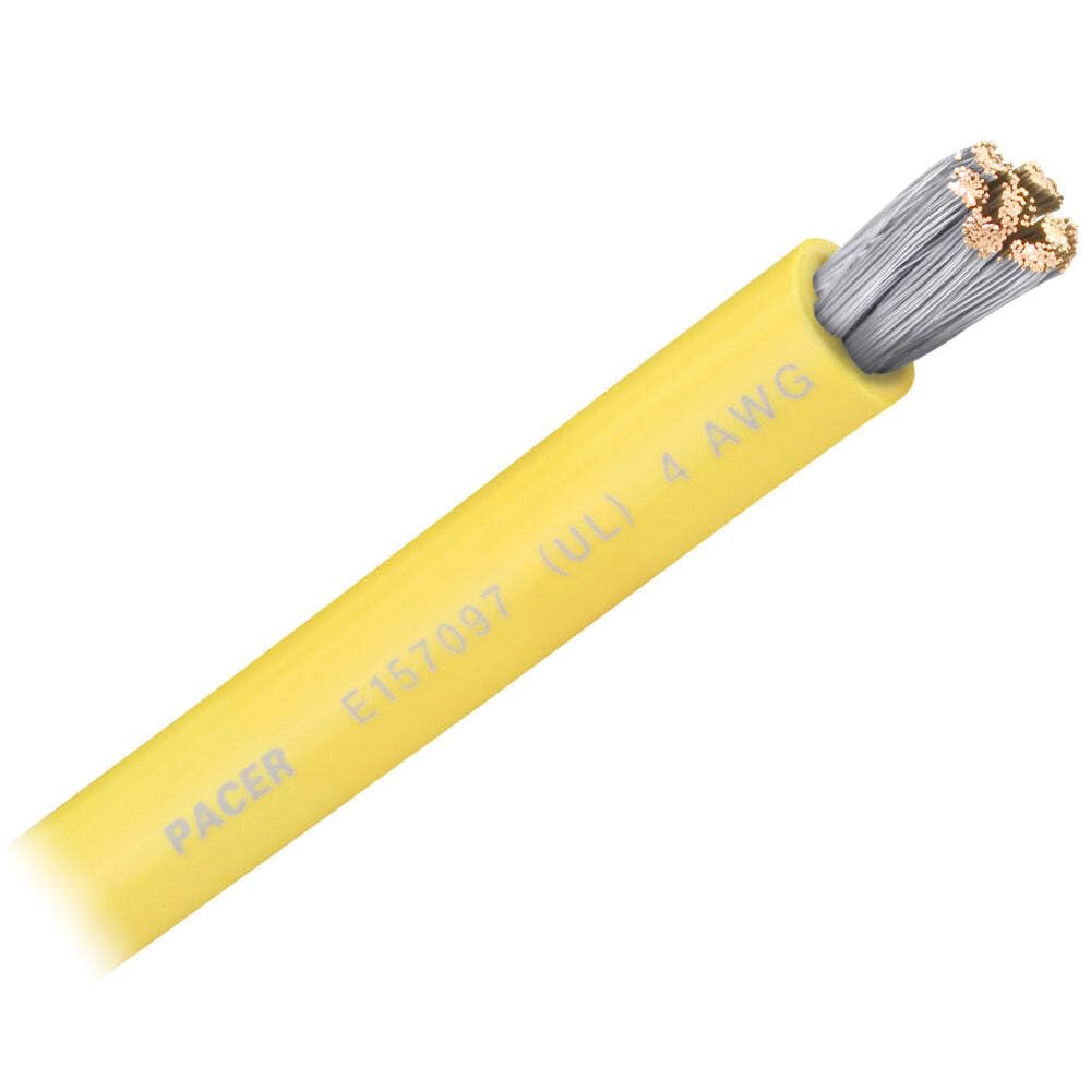 Premium Pacer Black 1/0 AWG Battery Cable - 50 Feet Heavy Duty Copper Wire for Car Audio, Solar Power & Marine Applications