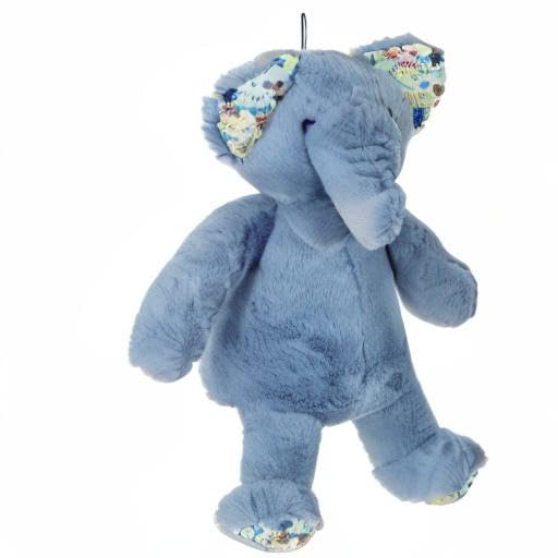 Petlou Interactive Dog Plush Toys with Squeaker & Crinkle Sounds - Soft Chew Toys for Small, Medium & Large Dogs - Cute Elephant Design (15