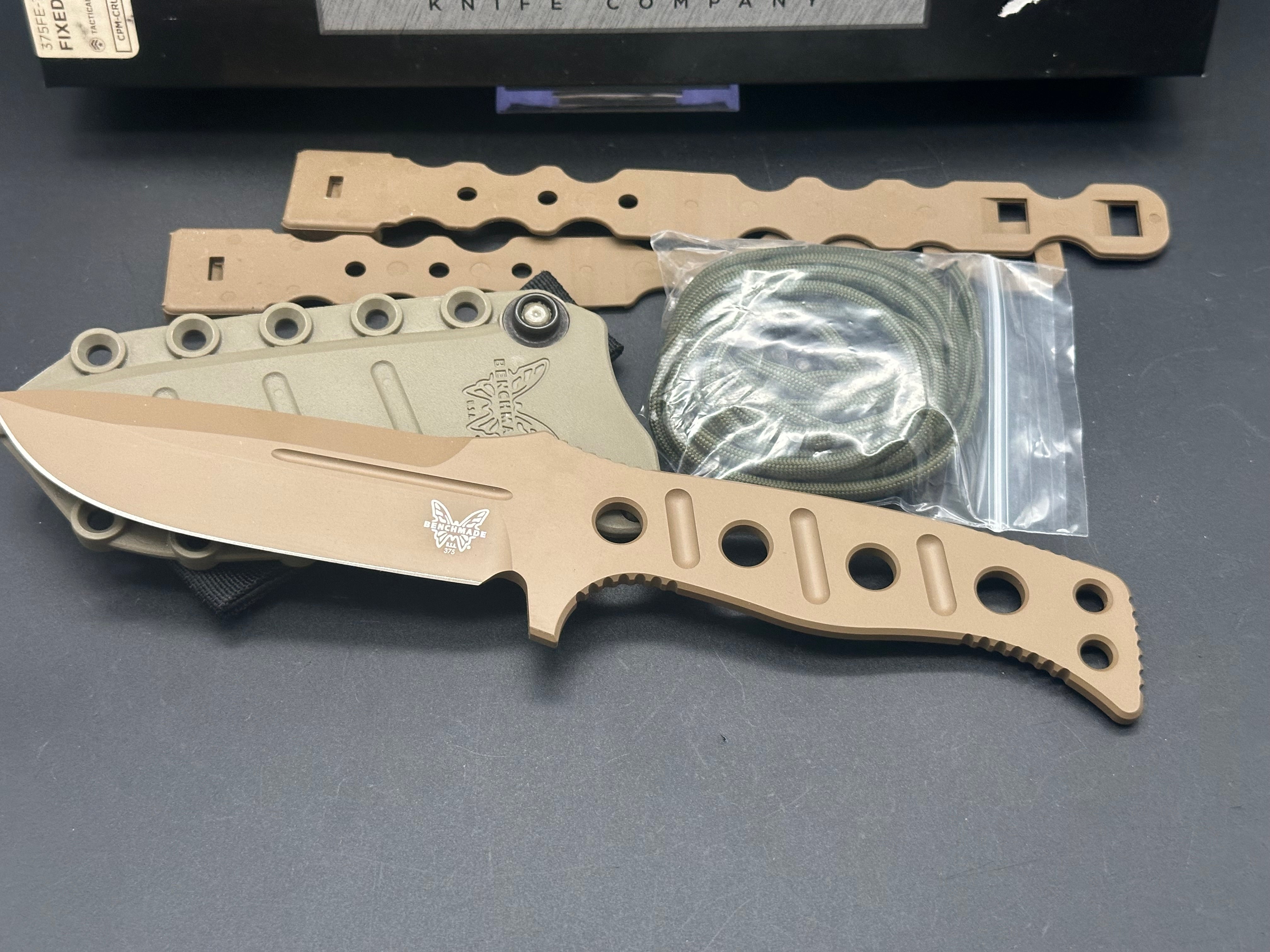 Benchmade 375FE Fixed Adamas Fixed Blade Knife - 4.2
