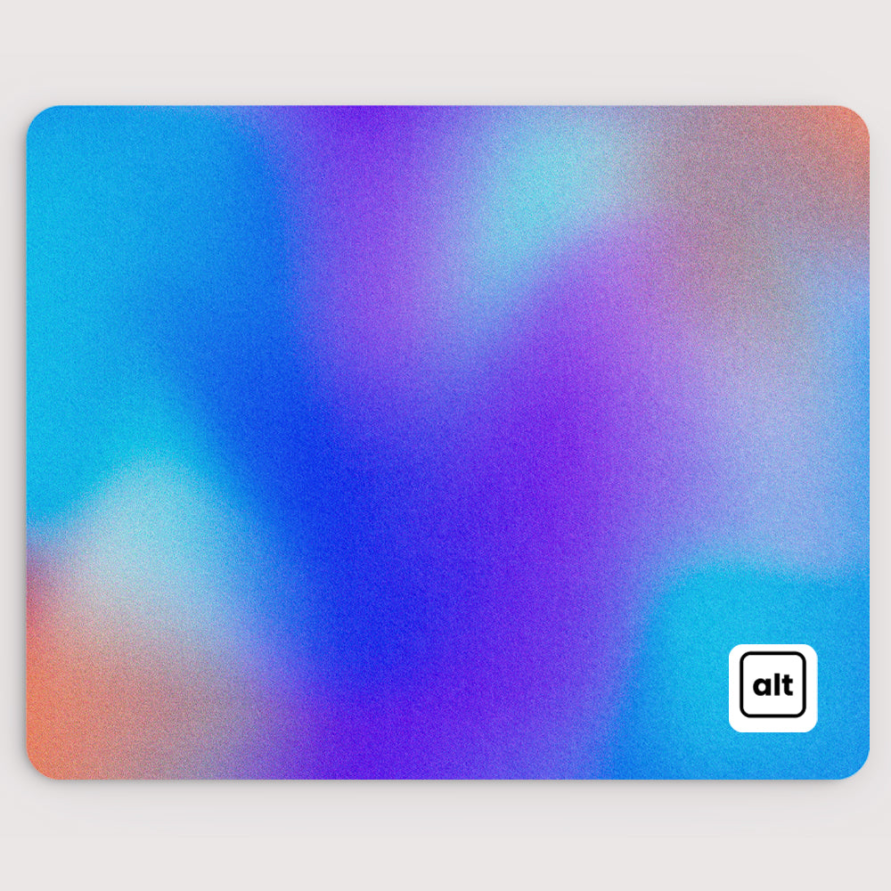 Premium Blue Poise Mouse Pad - Non-Slip Gaming & Office Desk Mat with Smooth Surface for PC, Laptop, Workstation - Perfect for Gamers, Programmers & Professionals