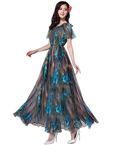 Peacock Blue-short Sleeve