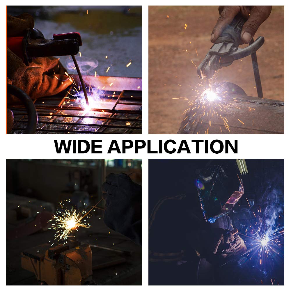 250Amp ARC Welding Machine Dual Voltage 110V/220V - Portable DC Inverter Welder with IGBT Technology & Digital LCD Display (20-250Amp) - Perfect for Home DIY, Auto Repair, Metal Fabrication and Construction Projects