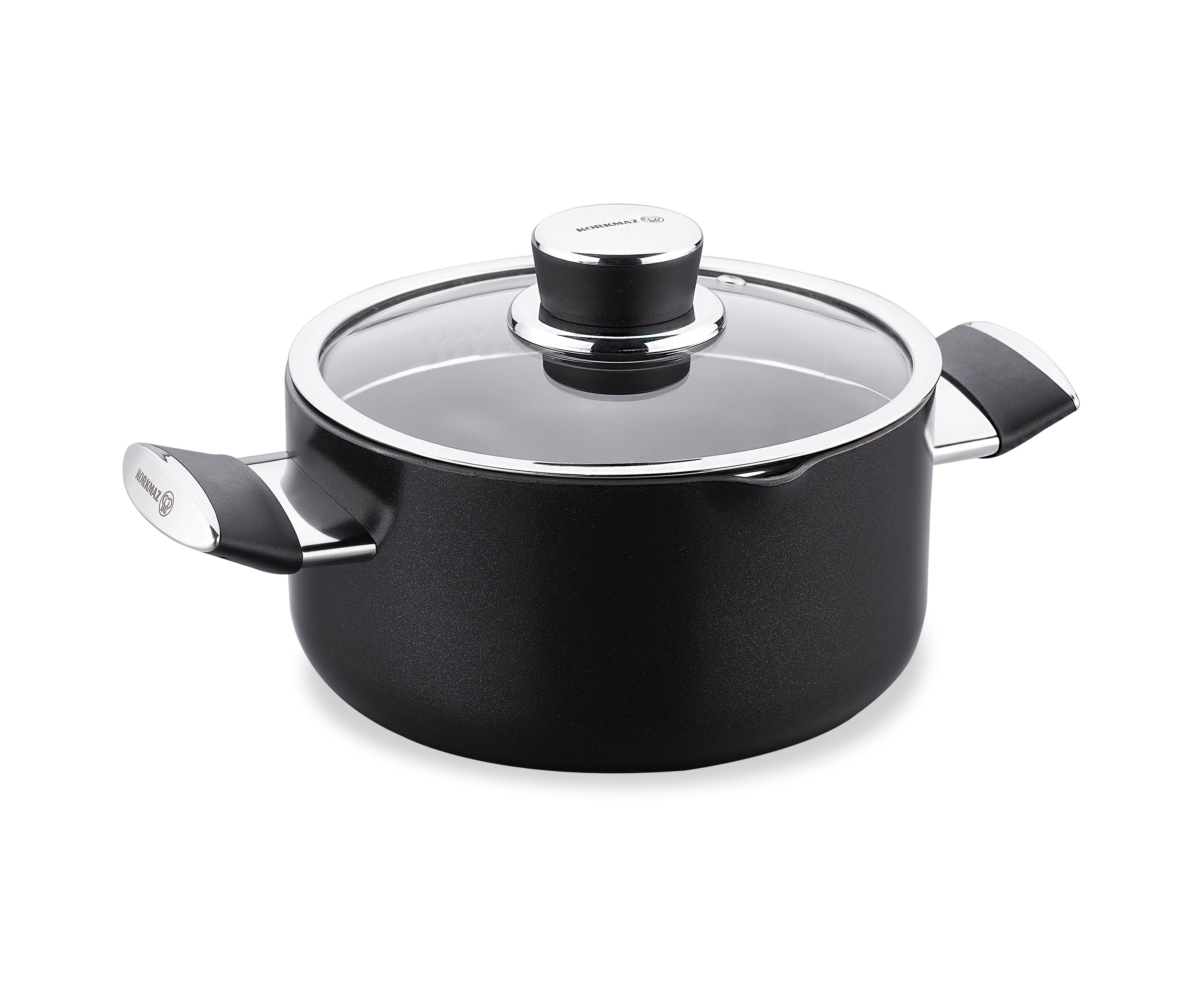 2 Quart Stainless Steel Cooking Pot with Lid - 7x3.5 Inch Perfect for Soups, Stews & Pasta | Durable Kitchen Cookware for Home & Camping Use