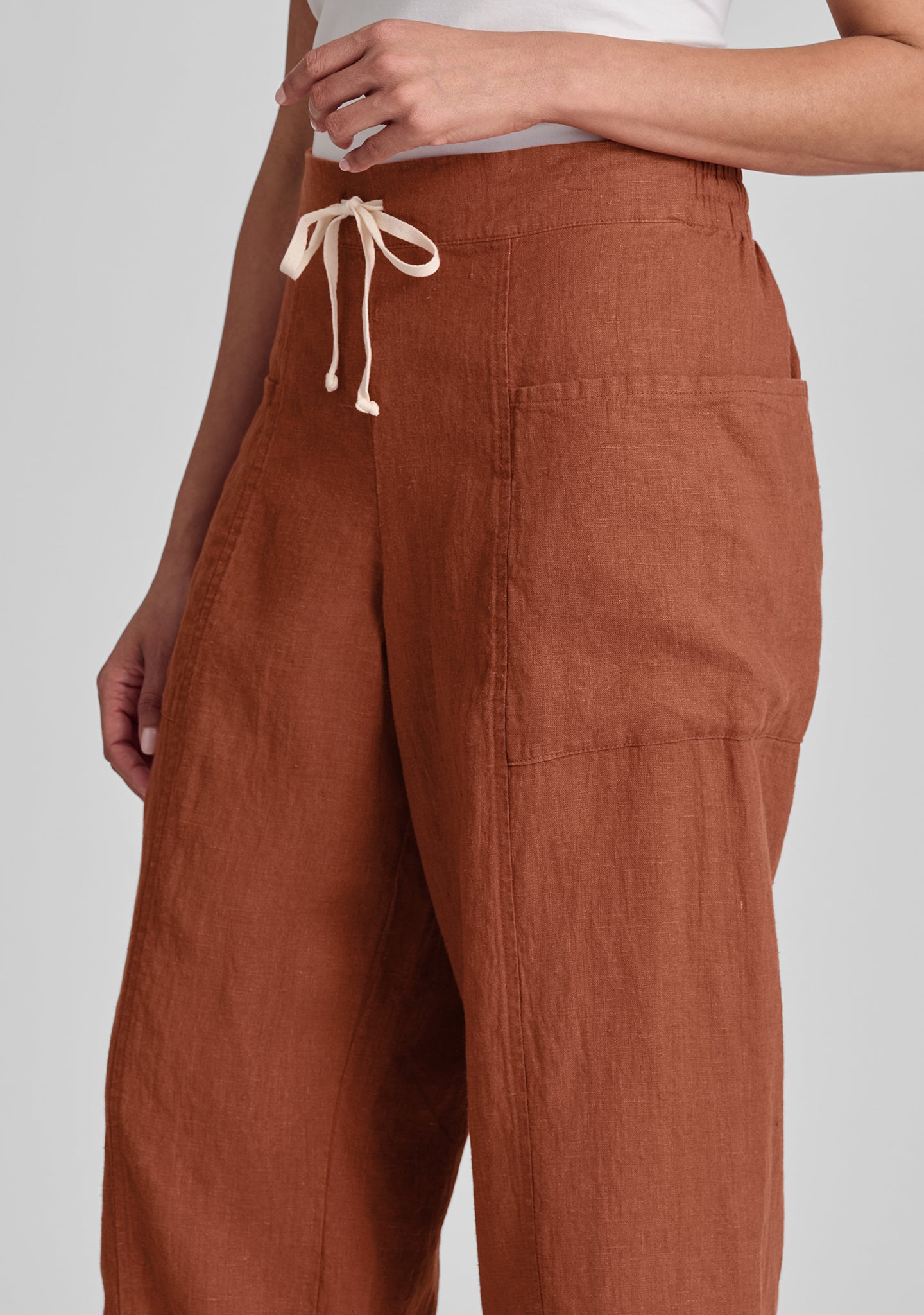 Keen Pant - Comfortable Linen Drawstring Pants for Men & Women | Breathable Summer Casual Wear | Perfect for Travel, Yoga, and Lounge