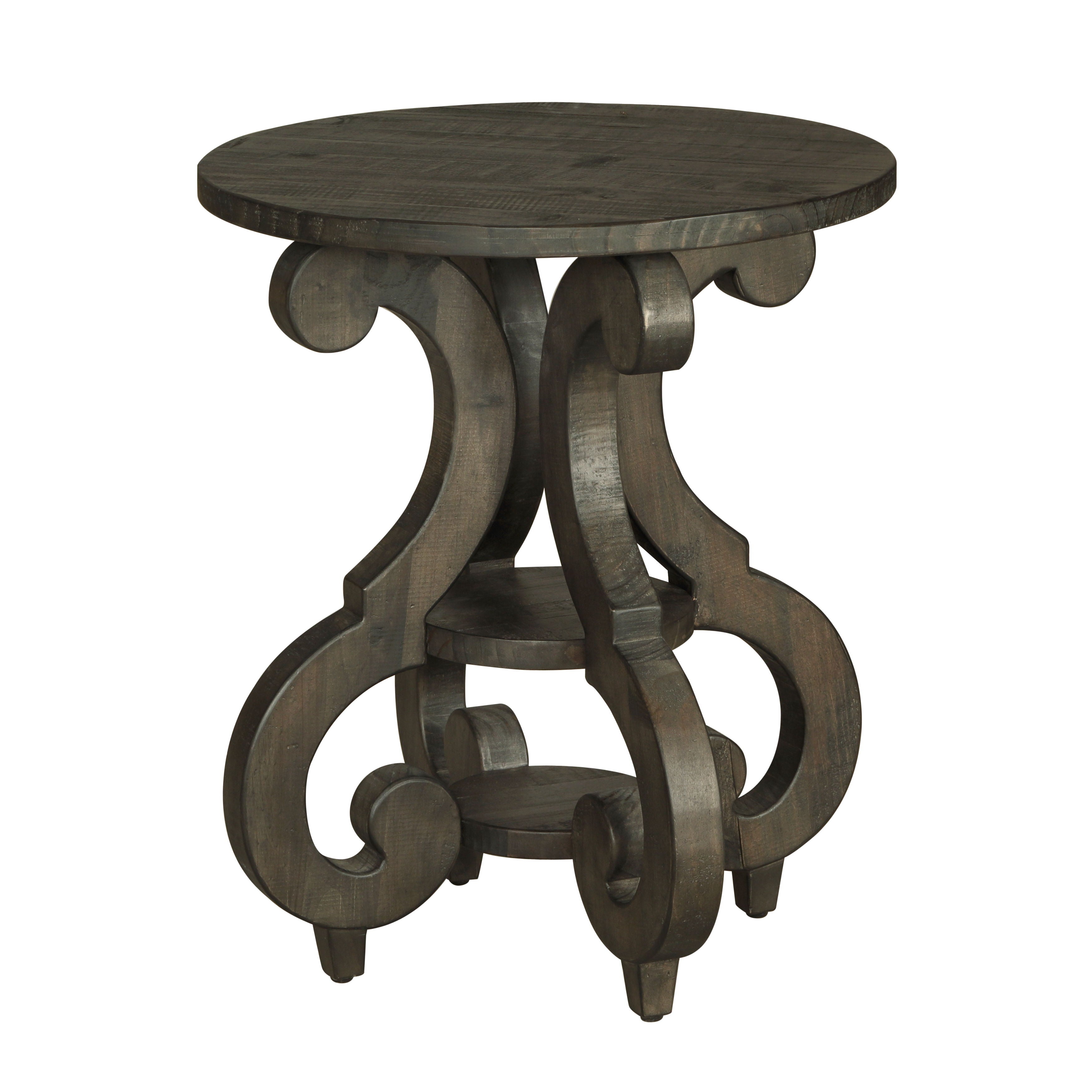 Bellamy Round Accent End Table - Modern Side Table for Living Room, Bedroom & Office - Perfect for Coffee, Lamps & Decor