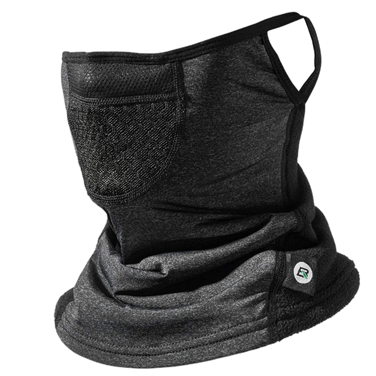 ROCKBROS Winter Neck Gaiter Warmer with Ear Loops - Fleece Lined Cold Weather Face Mask for Men & Women - Perfect for Skiing, Snowboarding, Running & Outdoor Activities