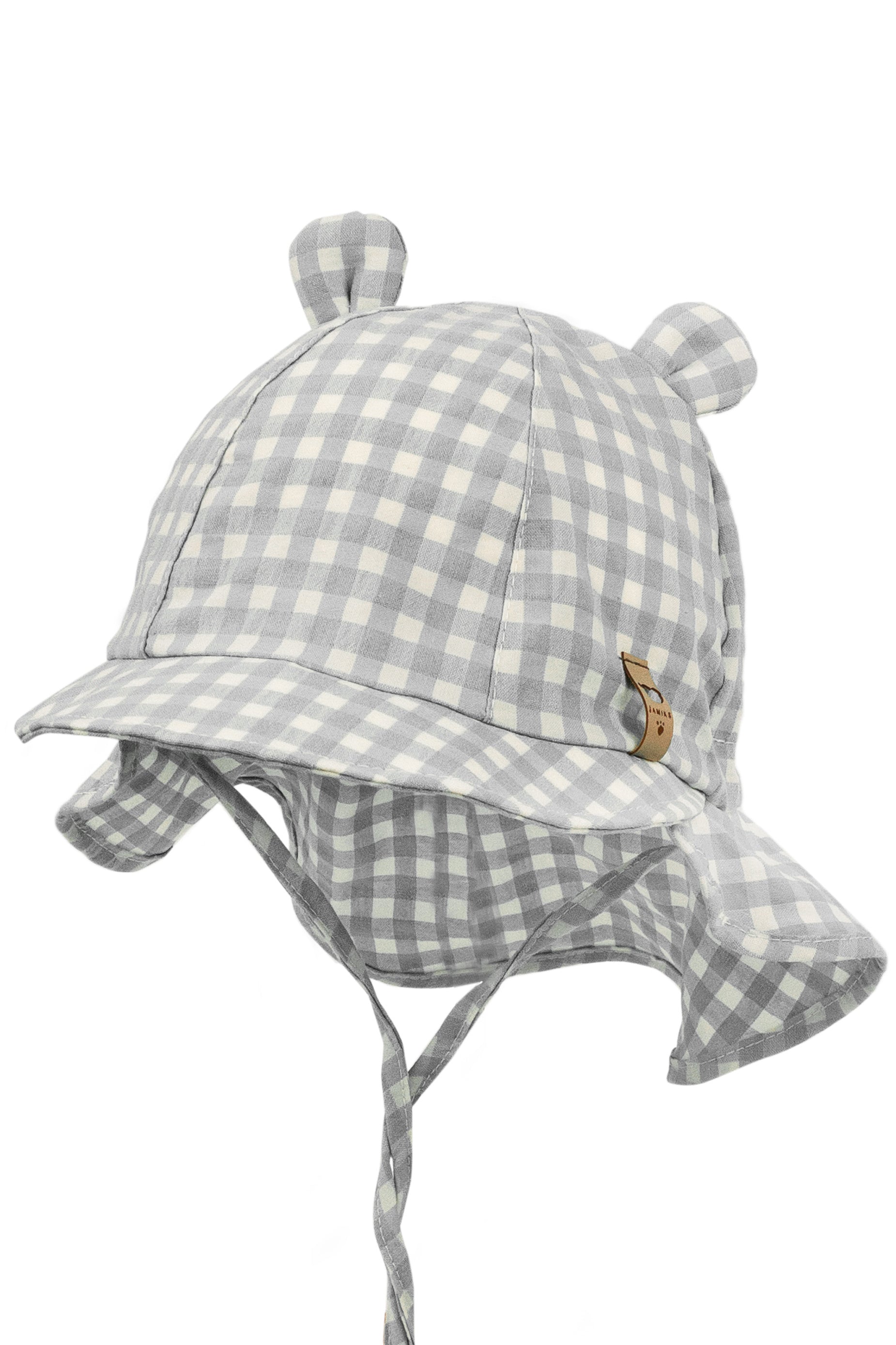 Stylish Wilder Gingham Sun Hat for Women - UPF 50+ UV Protection Wide Brim Beach Hat for Summer Outdoor Activities, Gardening, and Vacation Travel