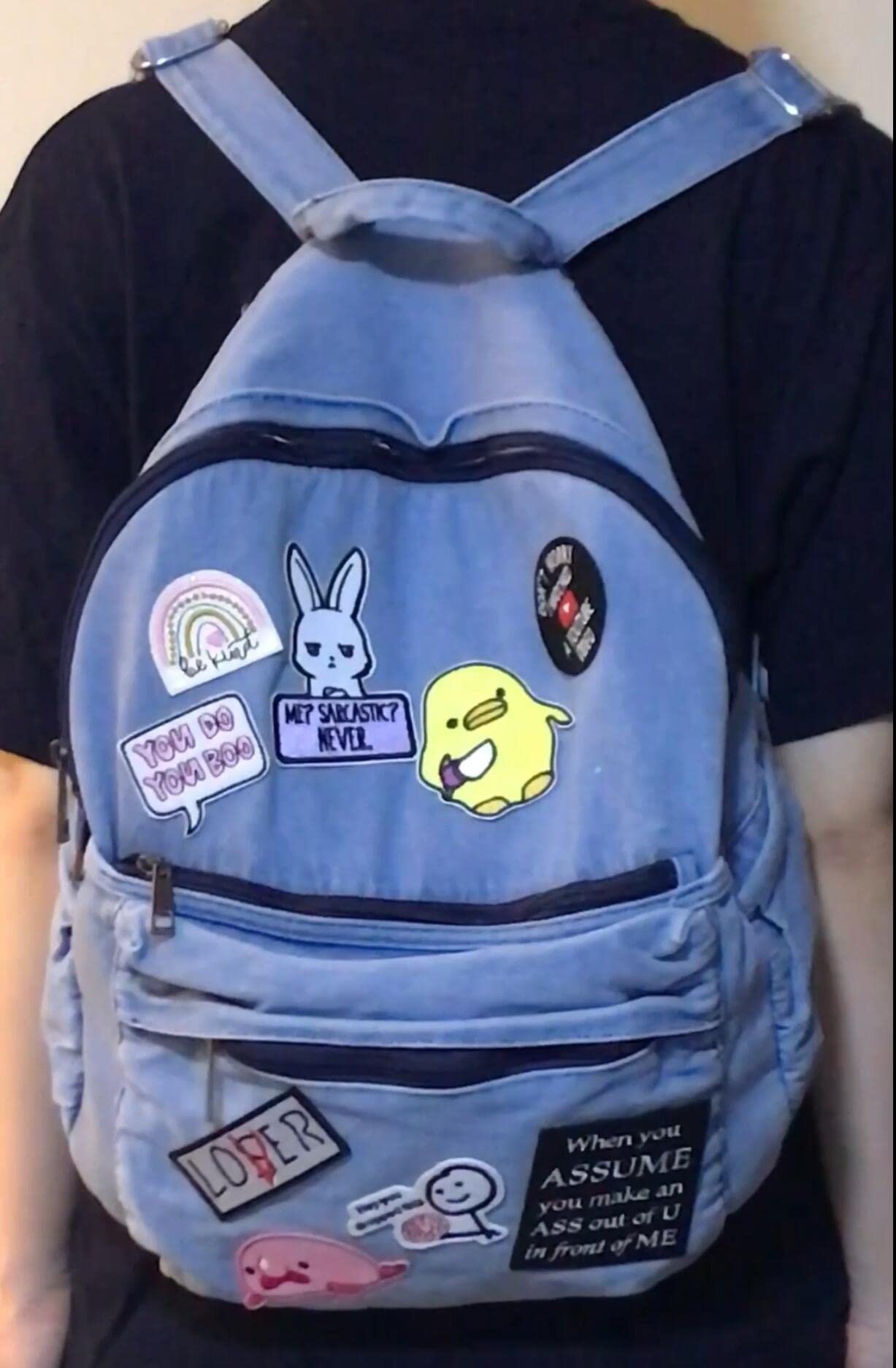 You Do You Boo Embroidered Iron On Patch - DIY Custom Clothing & Accessories - Perfect for Jackets, Bags, Hats & Denim