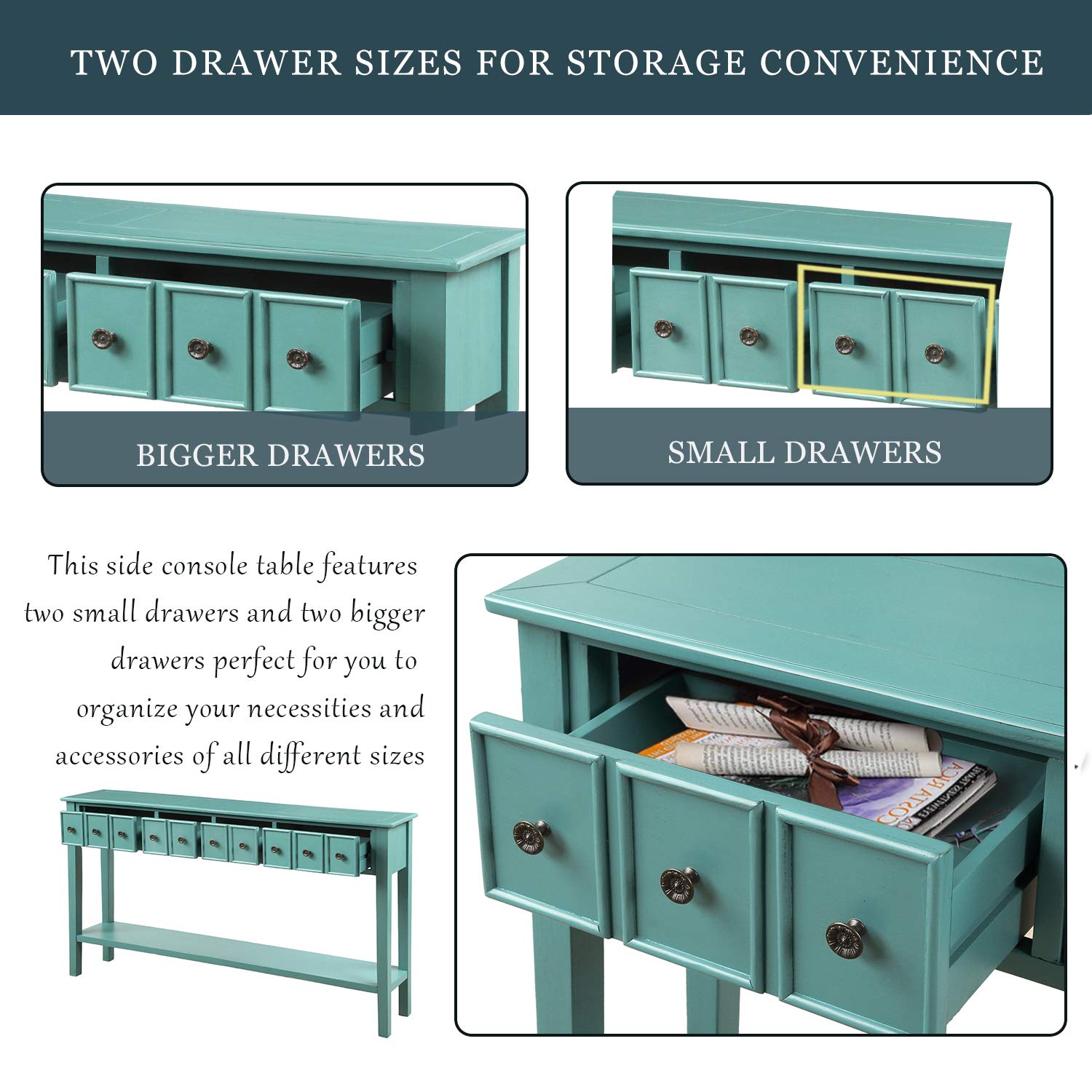 Merax Sofa Table - 60