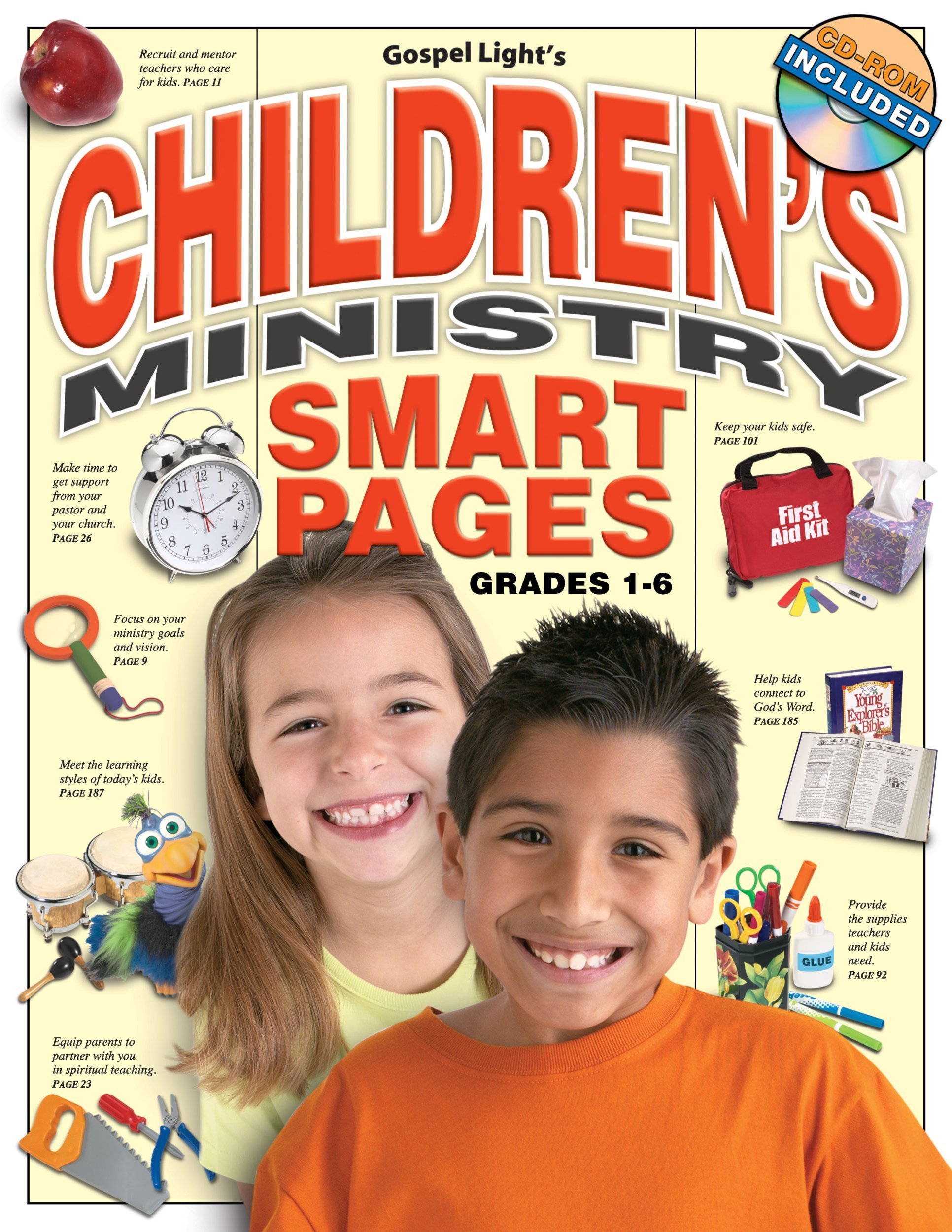 Kids Bible Study Smart Pages with CD-ROM - Interactive Christian Learning Activities for Sunday School & Home Use