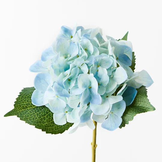 Light Blue Hydrangea Artificial Flowers - Perfect for Home Decor, Wedding Bouquets, and DIY Floral Arrangements