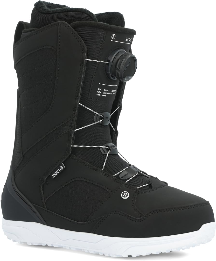 **Ride Sage Women's Snowboard Boots - Comfortable & Supportive for All-Mountain Riding - Perfect for Freestyle, Powder & Park**