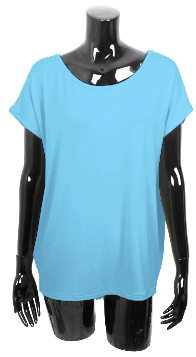 Emma & Giovanni - Women's Open Back Top/T-Shirt - Made in Italy - Perfect for Summer, Beach & Casual Outfits