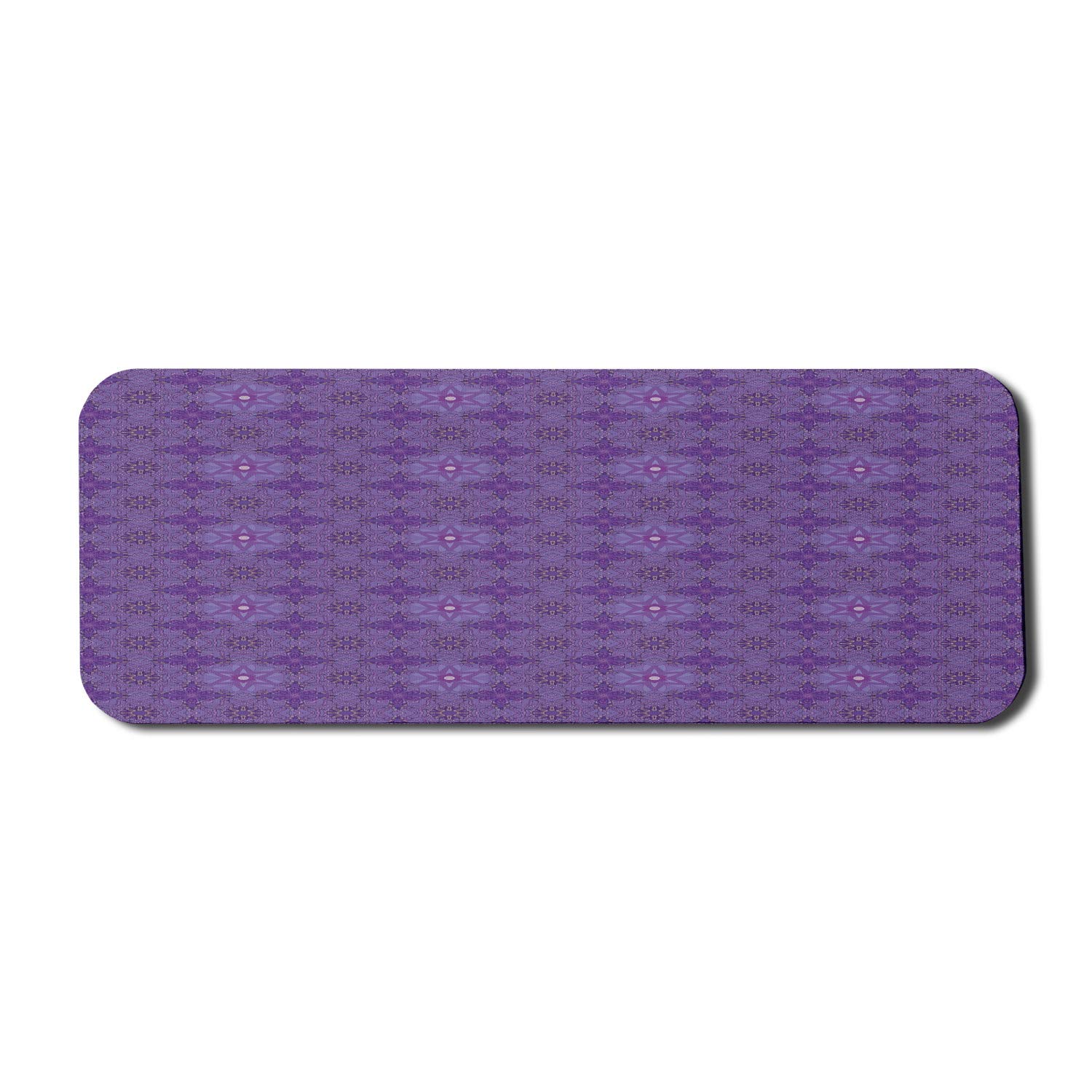 Ambesonne Ethnic Computer Mouse Pad with Eastern Mandala Flower Design - Non-Slip Rubber Gaming Mousepad (31
