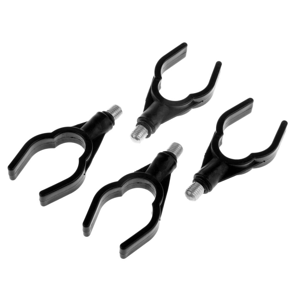 Menolana 4-Piece Fishing Rod Holder Set - Adjustable Boat Rod Mount Bracket for Saltwater & Freshwater Fishing - Perfect for Kayak, Pontoon & Dock Fishing Accessories