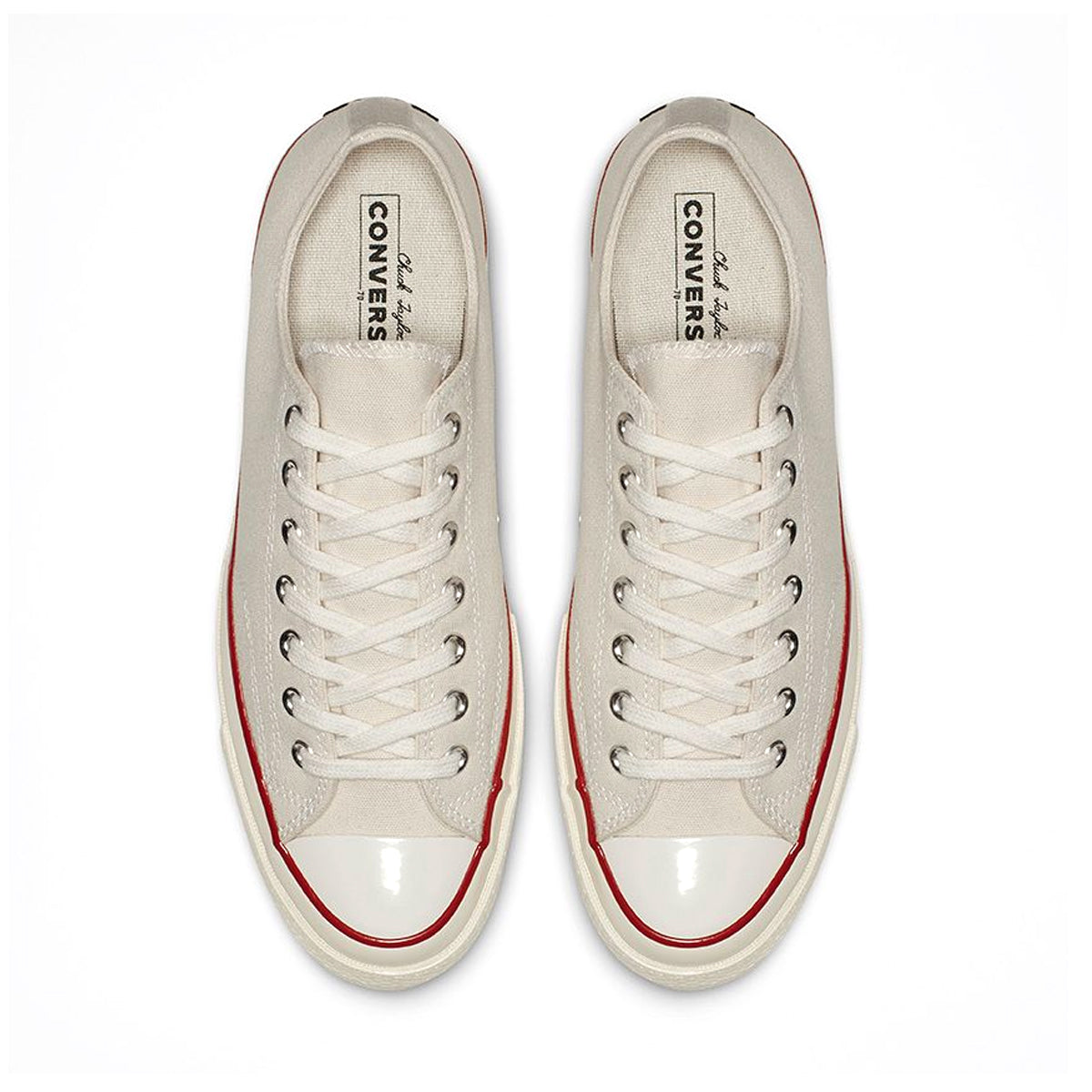 Chuck 70 Low Top Sneakers in Parchment White - Classic Canvas Shoes for Men & Women | Perfect for Casual Wear, Street Style & Everyday Comfort