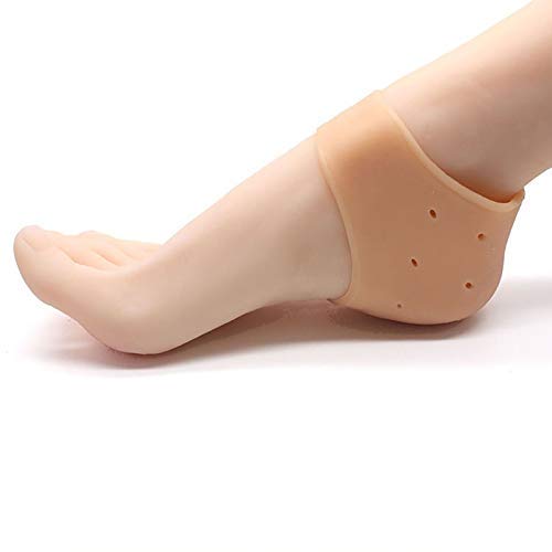 Anti-Crack Silicone Gel Heel Pads for Pain Relief – Moisturizing & Softening Foot Care Treatment Socks for Men & Women – Perfect for Dry Cracked Heels, Calluses & Daily Comfort at Home or Work