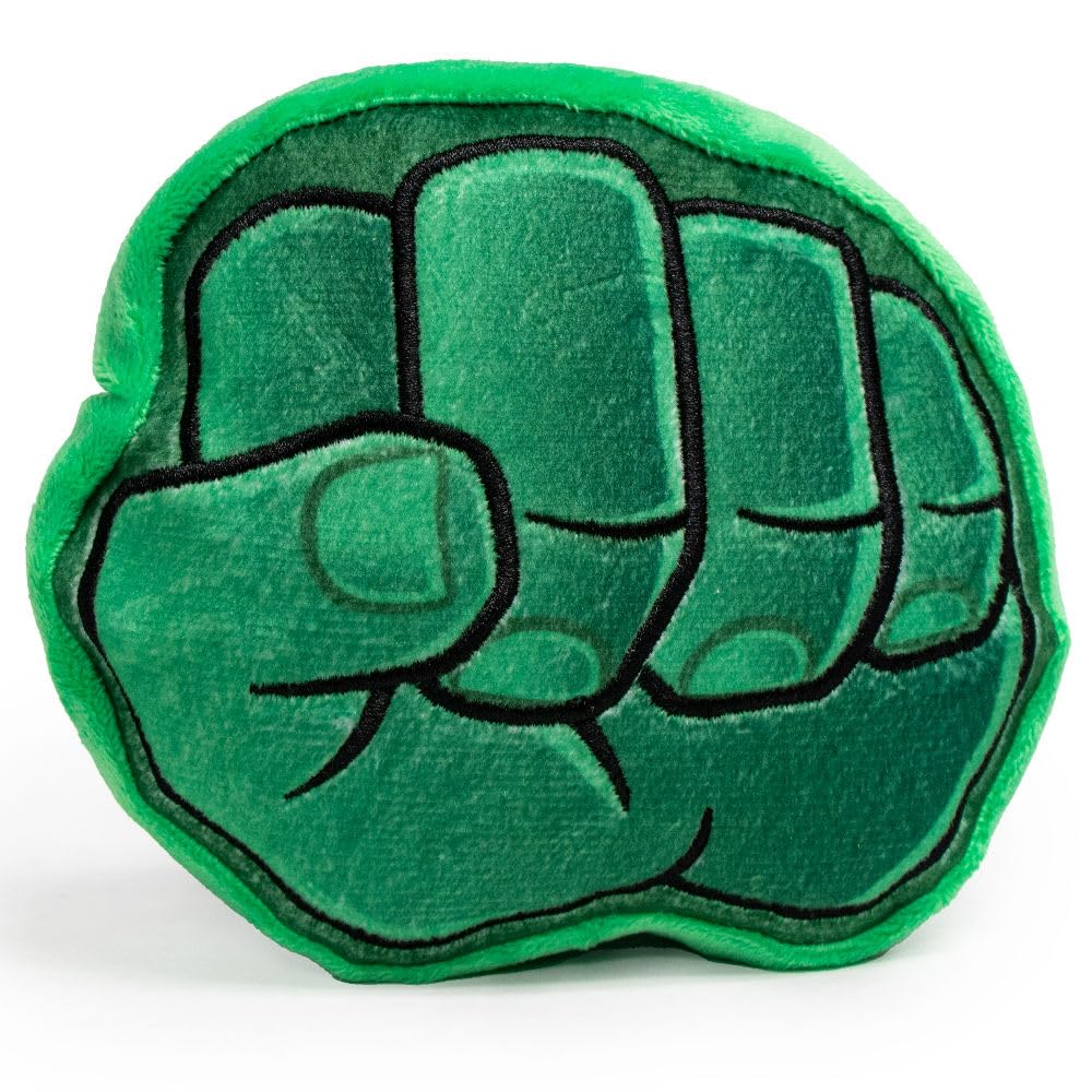 Buckle-Down Marvel Hulk Fist Plush Dog Toy - Durable Chew Toy for Aggressive Chewers, Interactive Play & Training - Perfect for Large Breed Dogs & Puppies