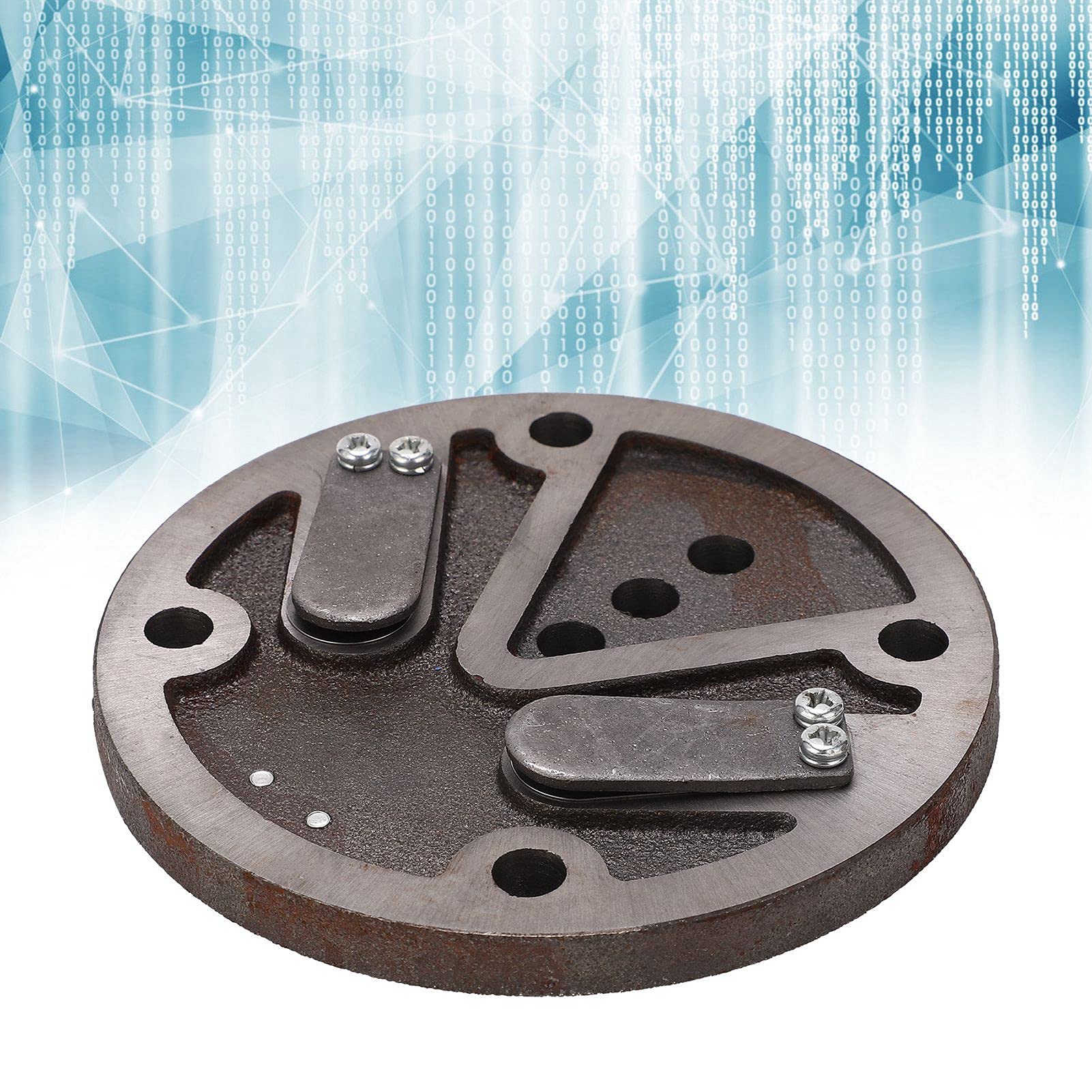 High-Quality Steel Pump Head Valve Plate - Durable & Reliable Replacement for Air Compressors | Perfect for Industrial Factories, Office Equipment & Electronic Components | Heavy-Duty Compressor Part for Professional Use