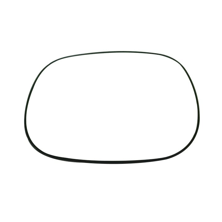 Replacement Side Mirror Glass for 1997-2000 Dodge Dakota & 1998-2002 Durango - Chrome Flat Door Mirror Glass with Plate (Non-Heated) - Automotive Exterior Mirror Repair Part for Improved Visibility & Safety While Driving