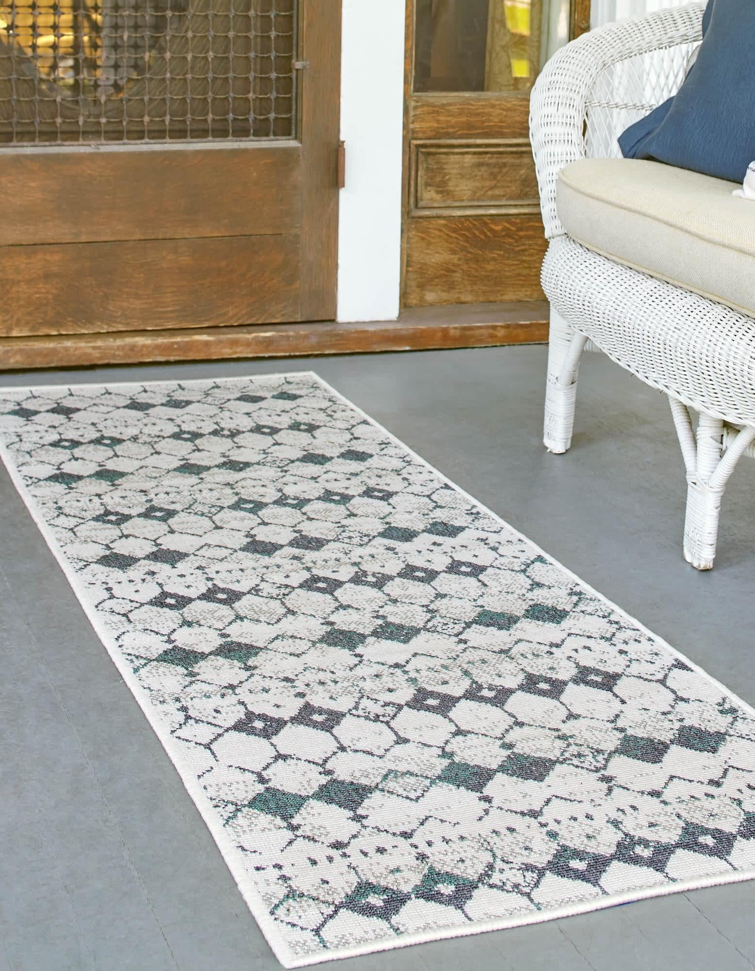 Unique Loom Outdoor Trellis Collection Area Rug - Cardak (2' x 6' 1