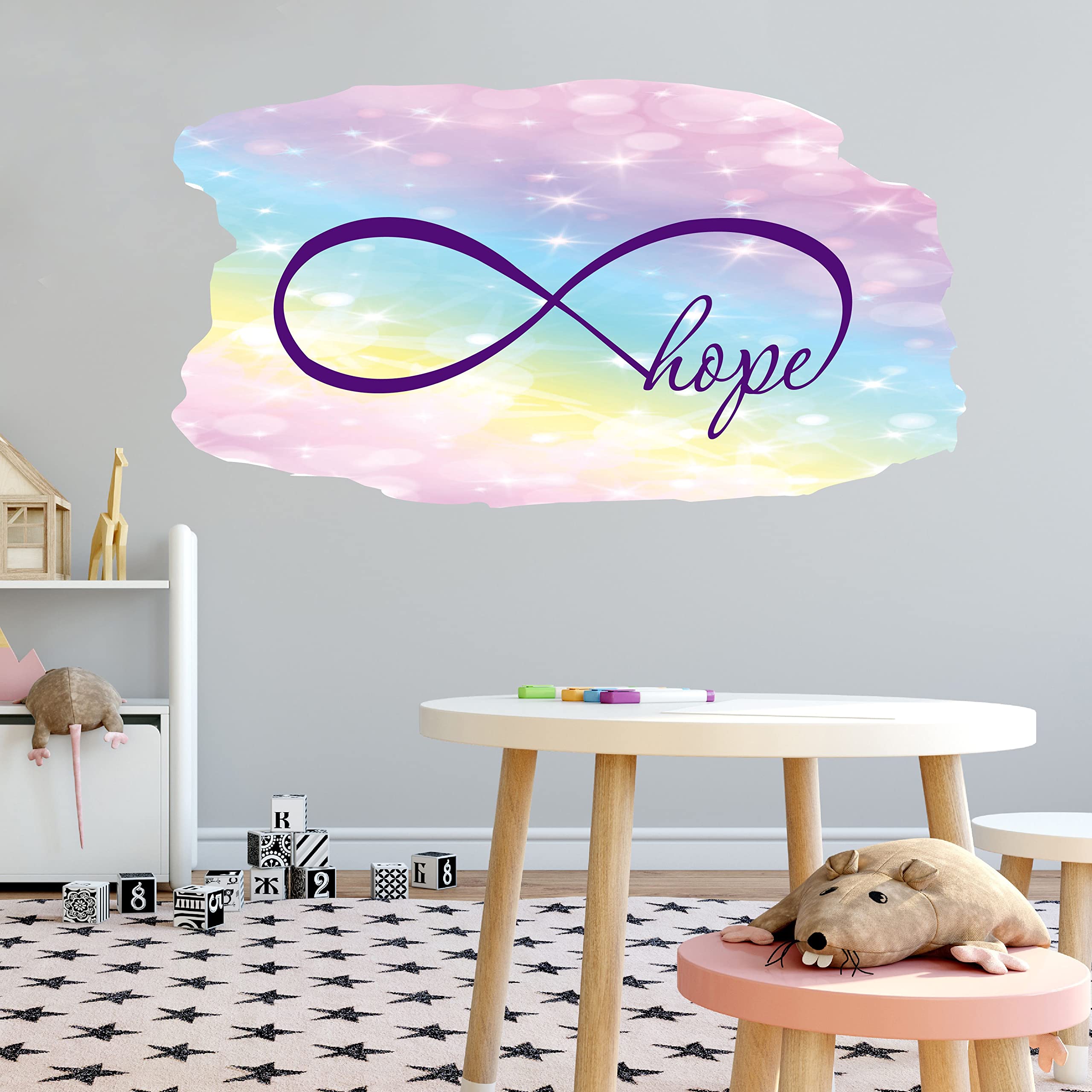 DIY Vinyl Wall Decals with Inspirational Quotes for Kids Bedroom - Creative Boy & Girl Room Decor Stickers (30x15 inches) - Perfect for Nursery, Playroom & Teen Bedroom Makeovers