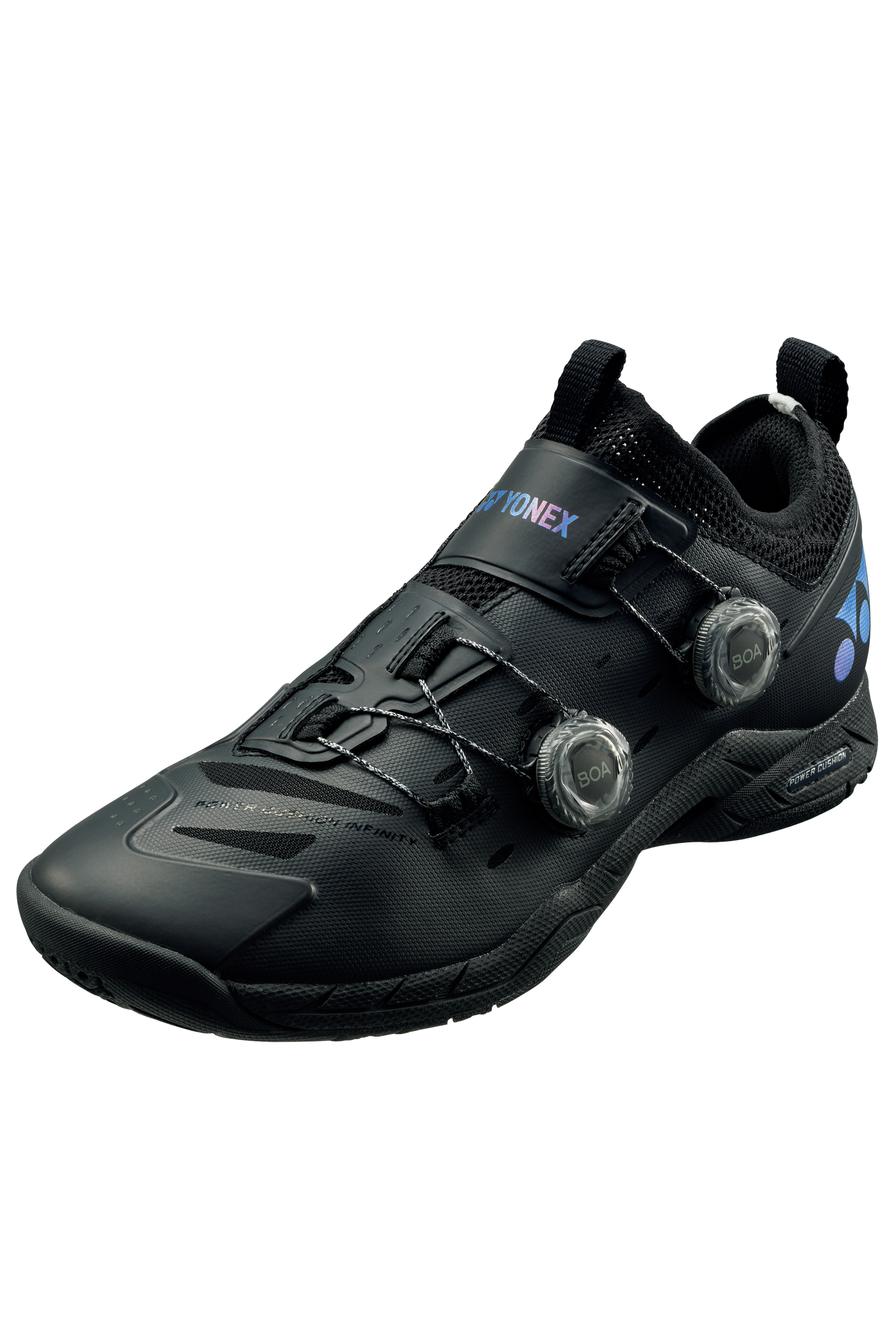 Yonex Power Cushion Infinity 2 Badminton Shoes for Men & Women - Lightweight Comfort with Shock Absorption - Perfect for Indoor Court Sports & Training (Black)