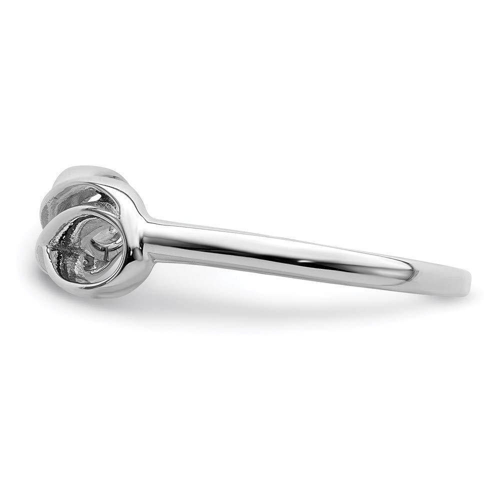 925 Sterling Silver Overlap Infinity Ring for Women - Dainty Jewelry Gift for Her, Anniversary, Birthday & Valentine's Day - Perfect for Everyday Wear & Special Occasions
